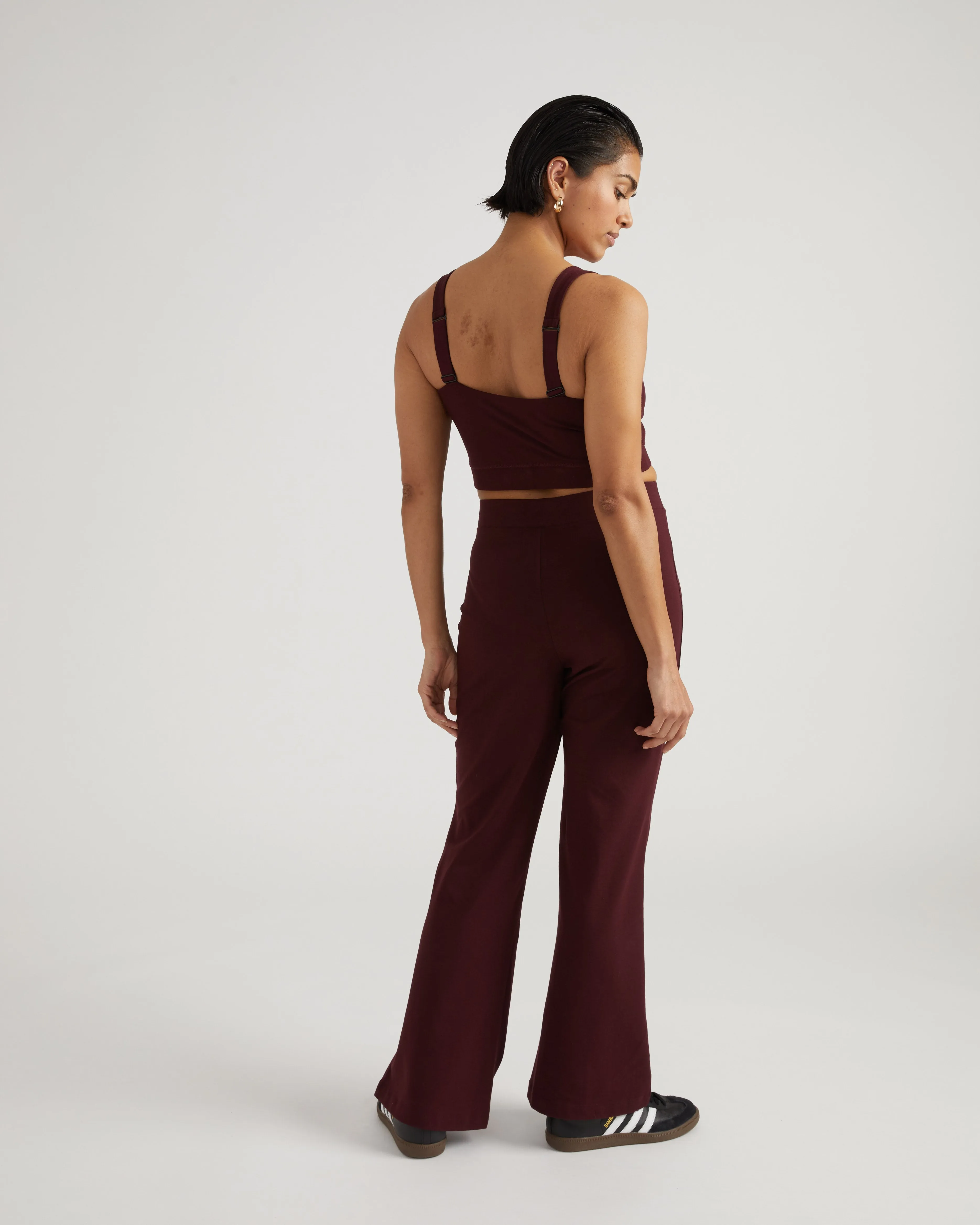 Roya Bootcut Legging - Black Cherry sold by Universal Standard product image thumbnail 5