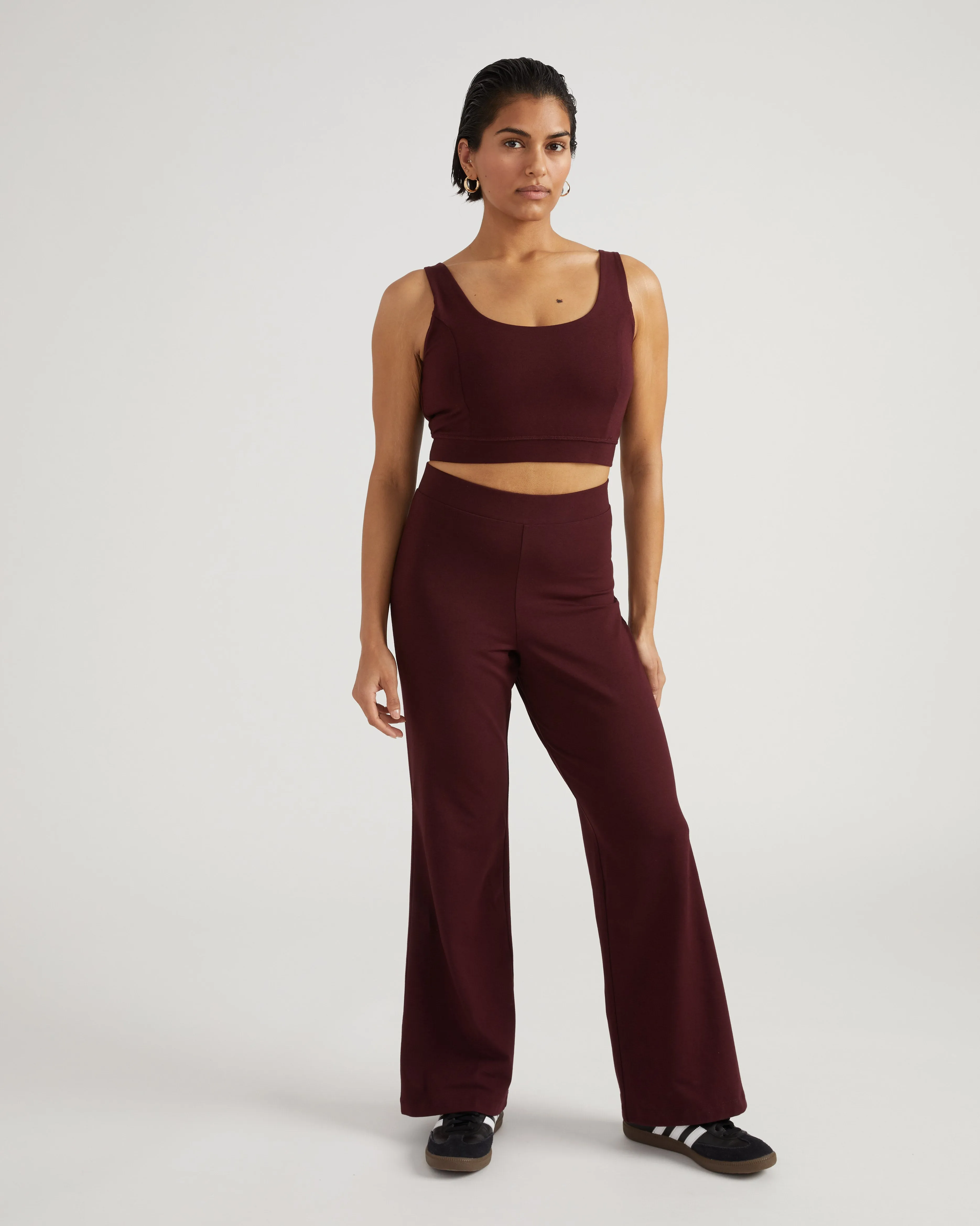 Roya Bootcut Legging - Black Cherry sold by Universal Standard product image thumbnail 3