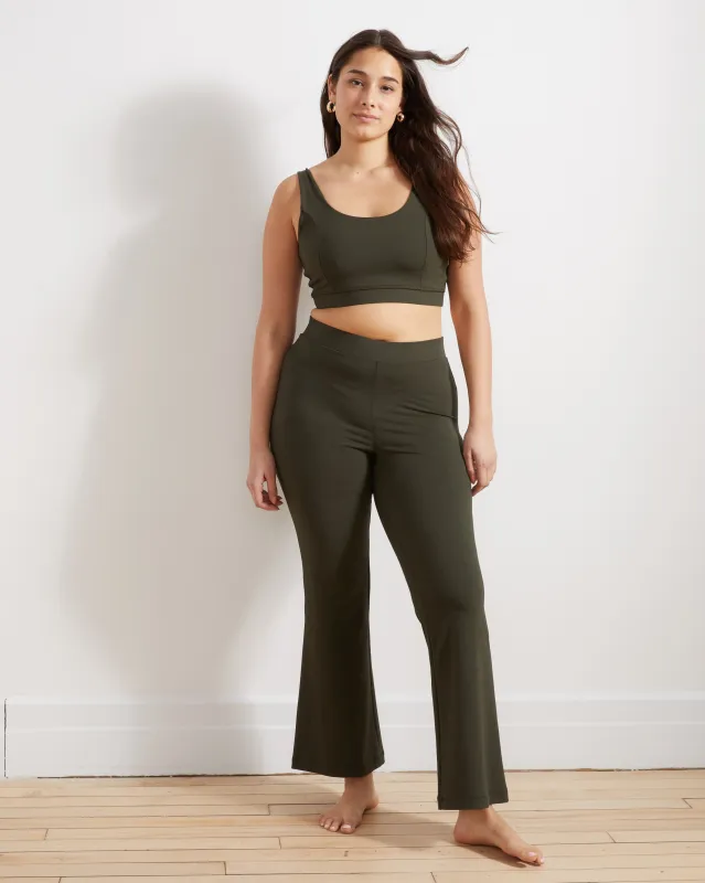 Roya Bootcut Legging - Nori sold by Universal Standard