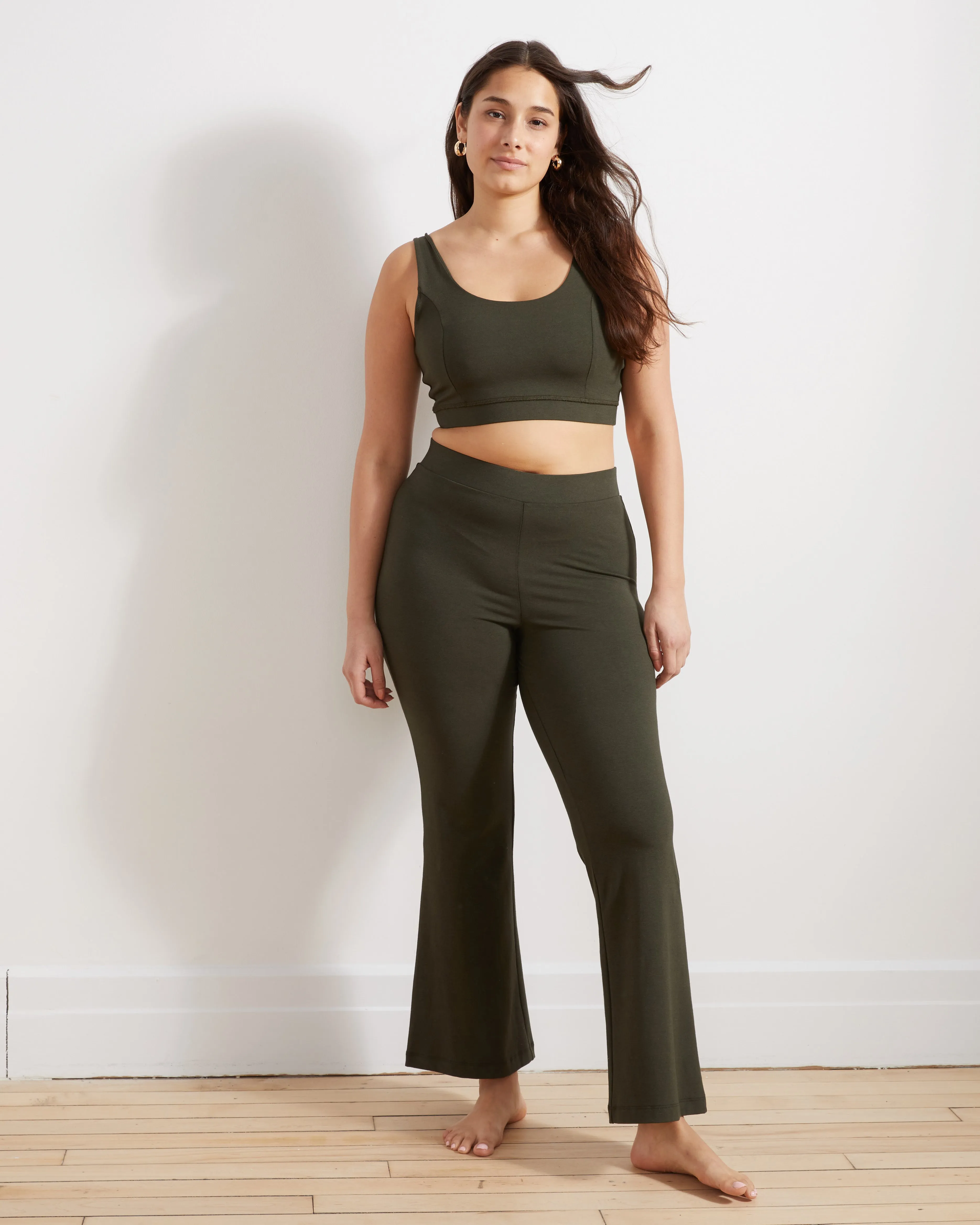 Roya Bootcut Legging - Nori sold by Universal Standard