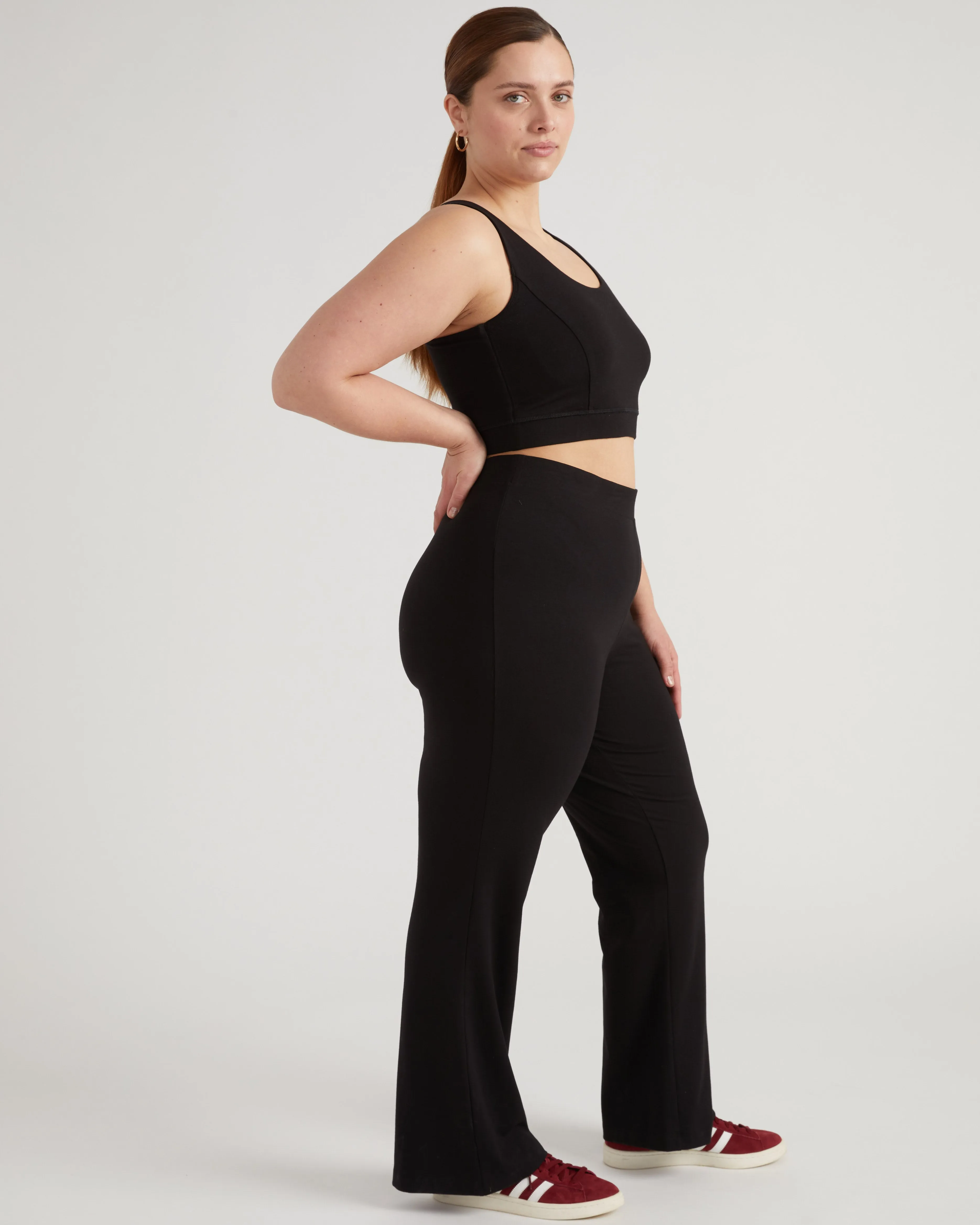 Roya Bootcut Legging - Black sold by Universal Standard product image thumbnail 3