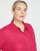 Seaside Linen Shirtdress - Cerise sold by Universal Standard