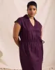 Laurel Linen Dress - Acai sold by Universal Standard