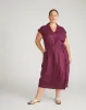 Laurel Linen Dress - Acai sold by Universal Standard