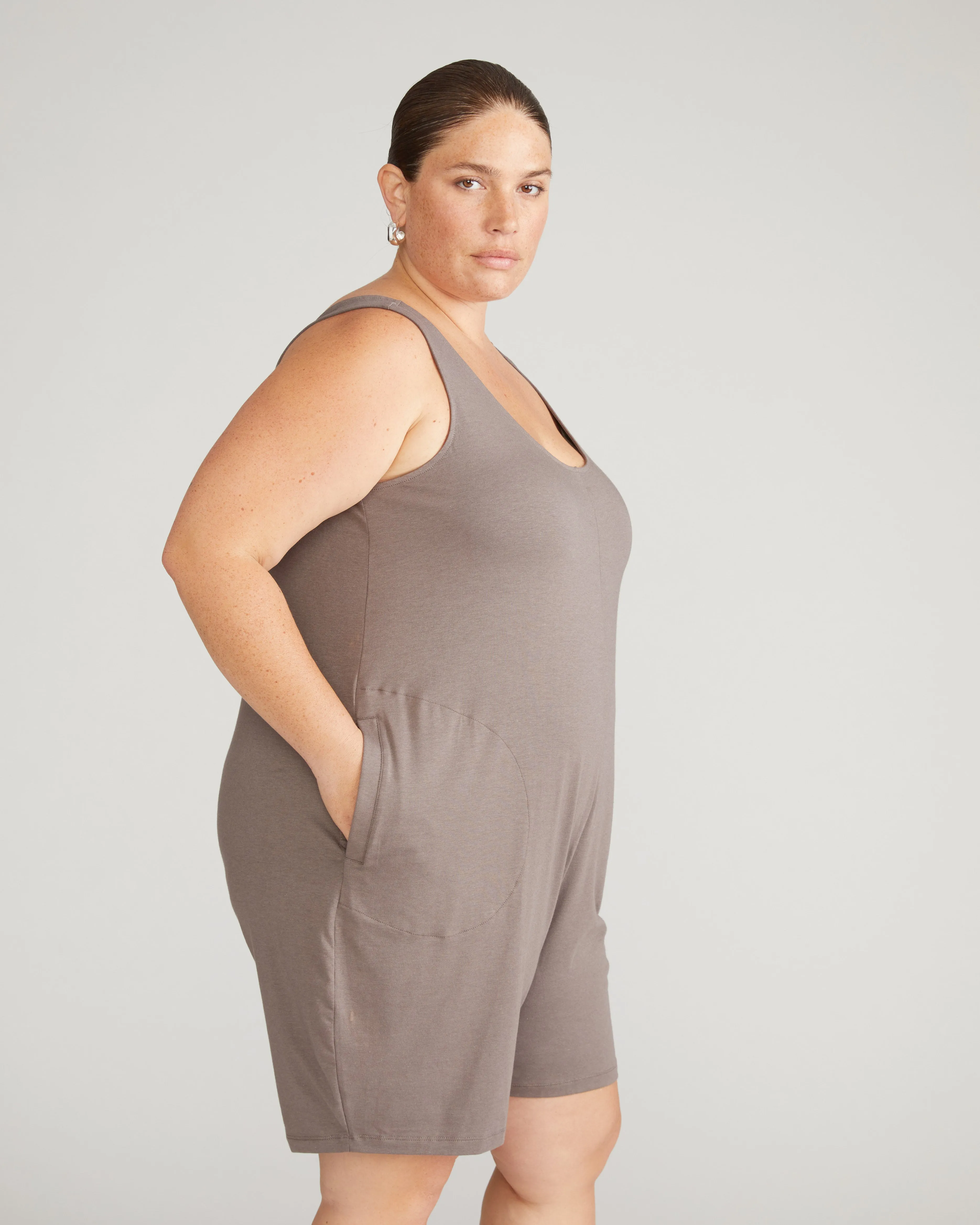 Jersey Leisure Romper - Stormy Weather sold by Universal Standard product image thumbnail 3