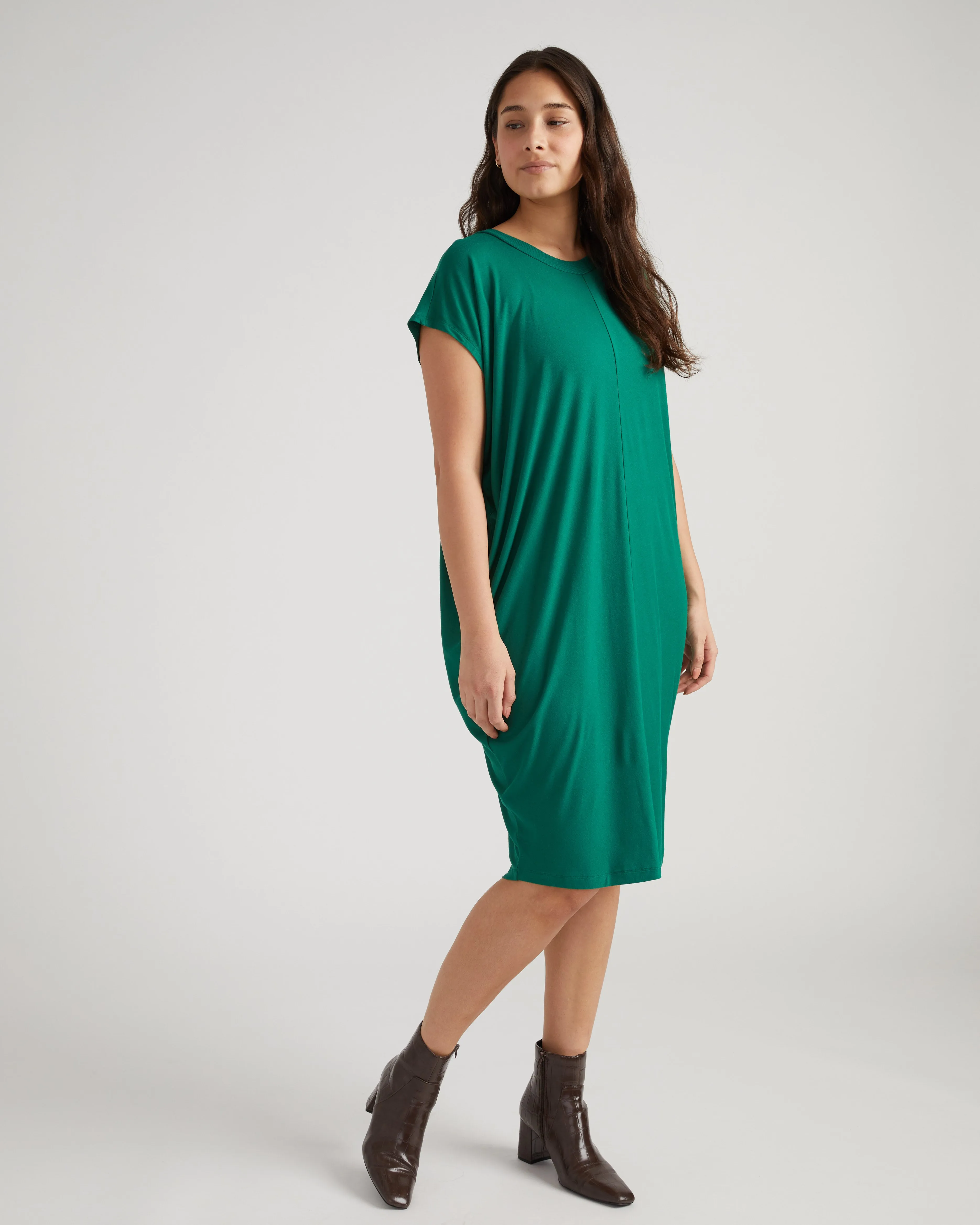 Carrea Relaxed Dress - Lily Pad sold by Universal Standard