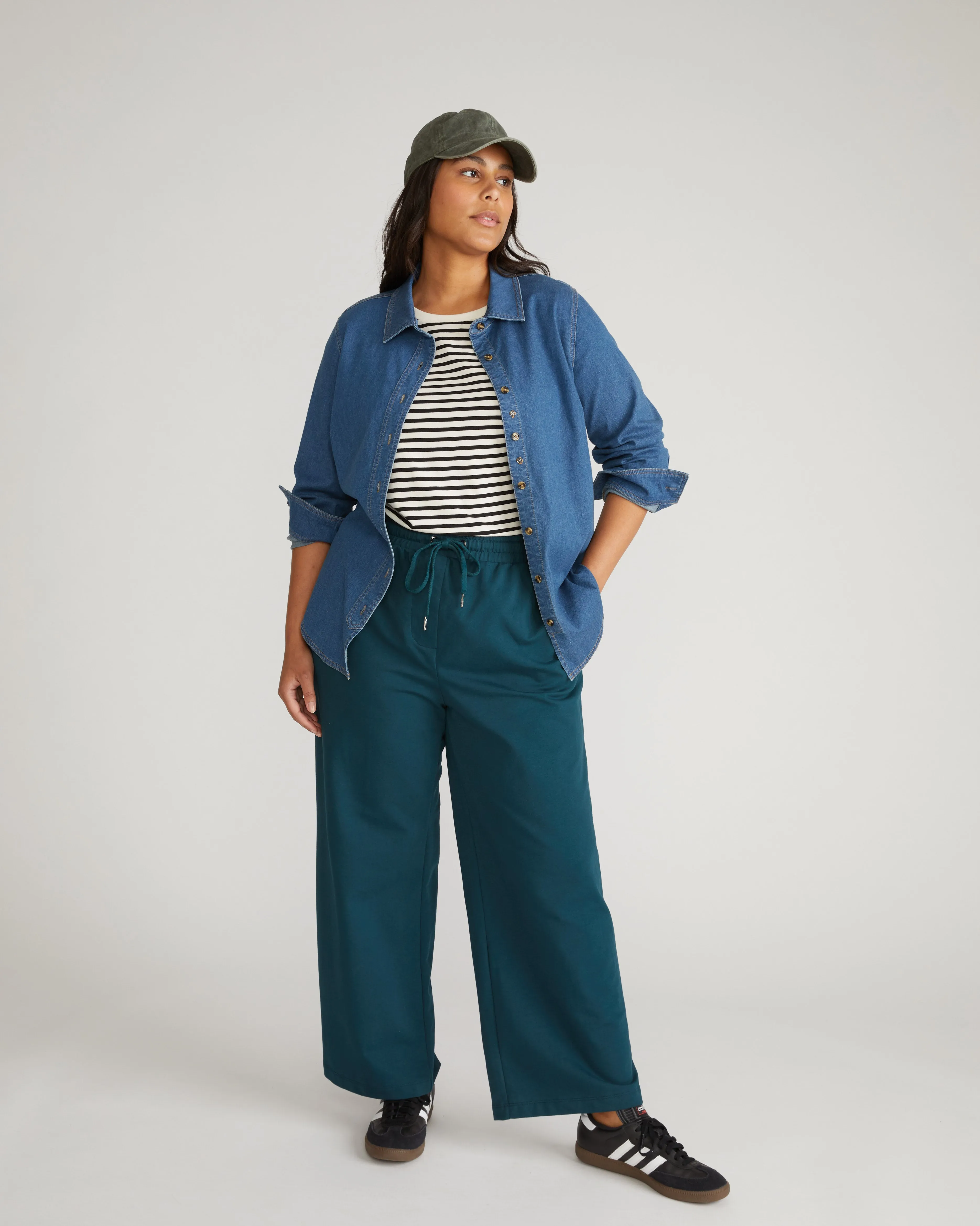 Highbridge Sweatpants - Deep Sea sold by Universal Standard