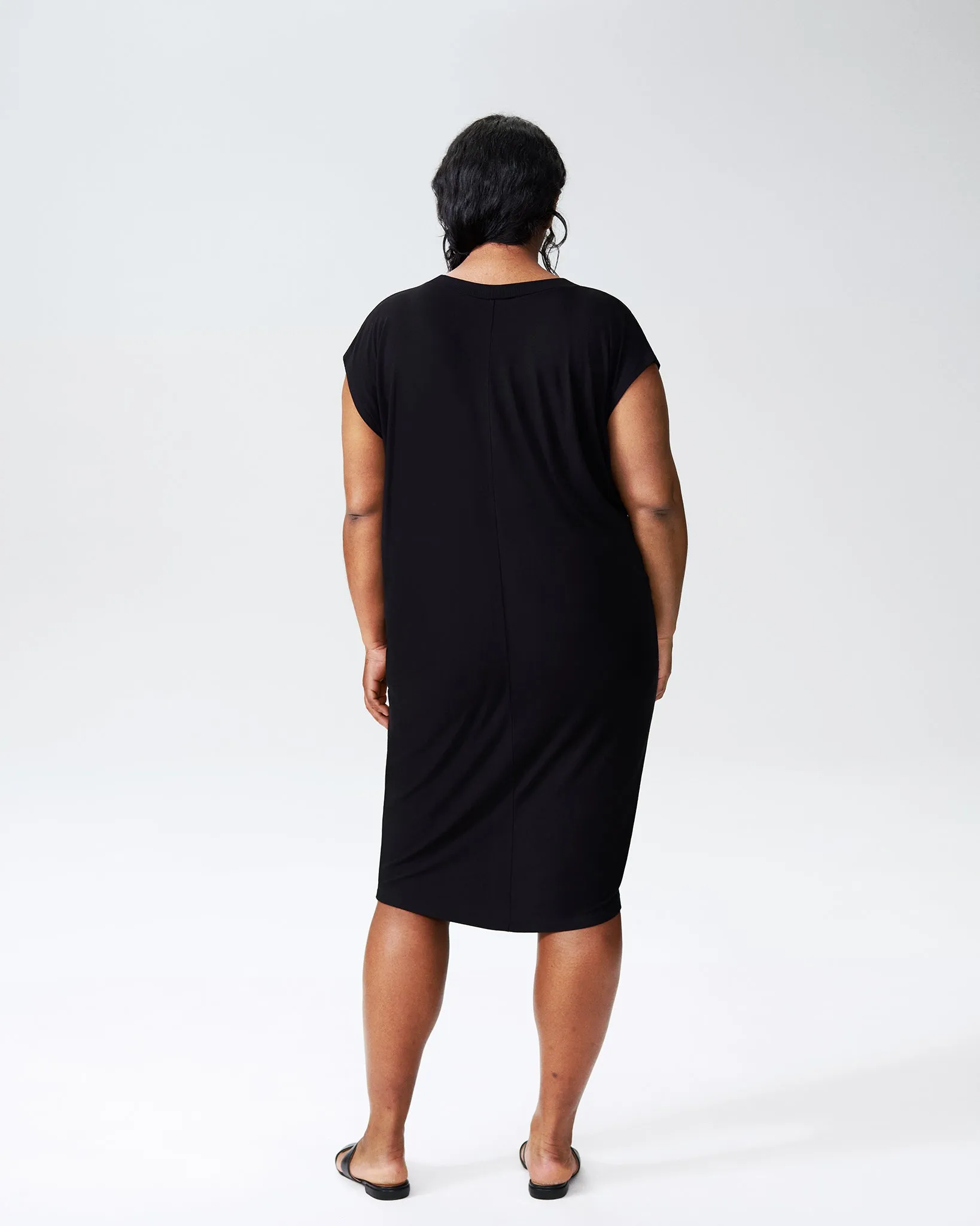 Carrea Relaxed Dress - Black sold by Universal Standard product image thumbnail 3