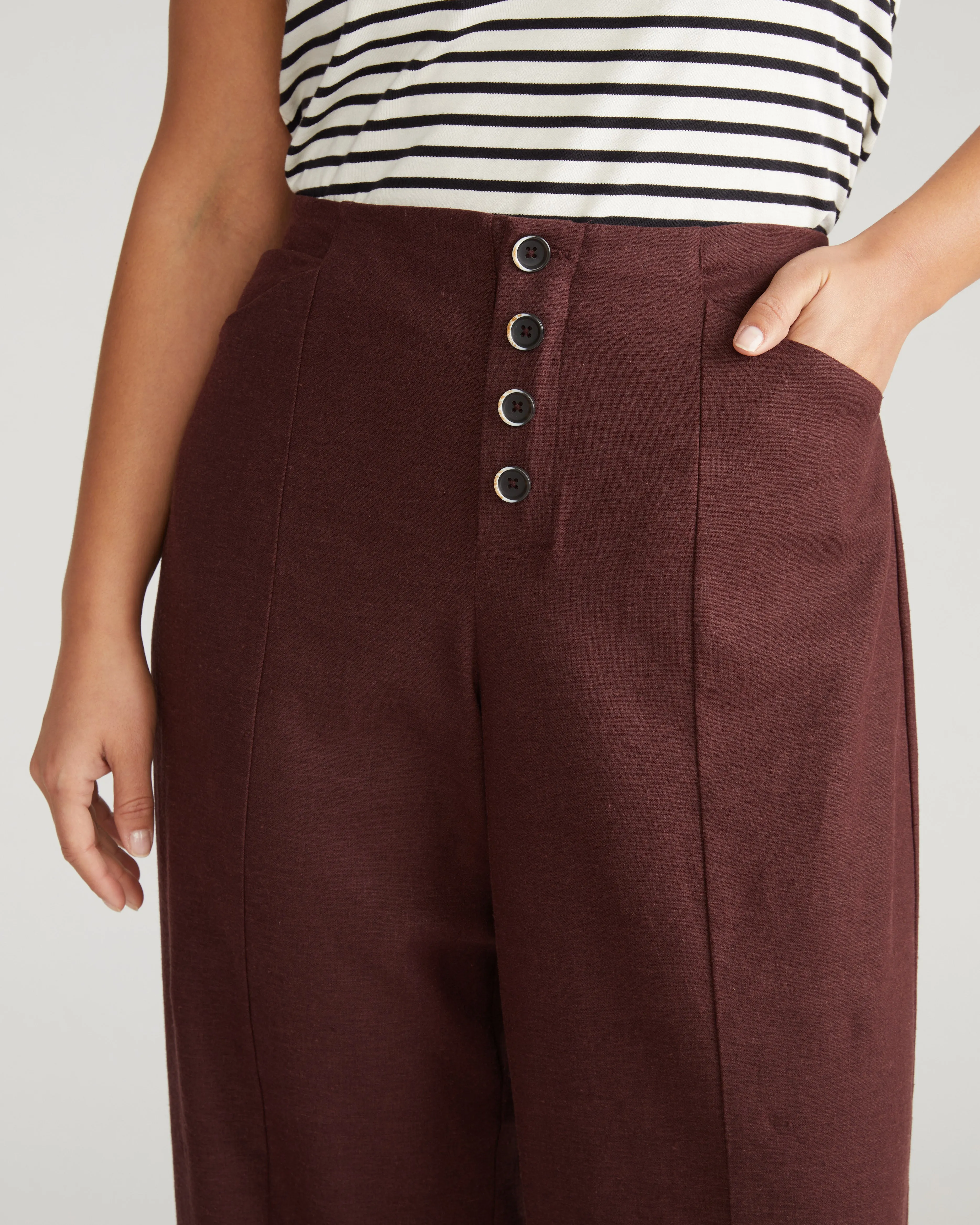 Coastal Linen Pants - Brulee sold by Universal Standard product image thumbnail 2