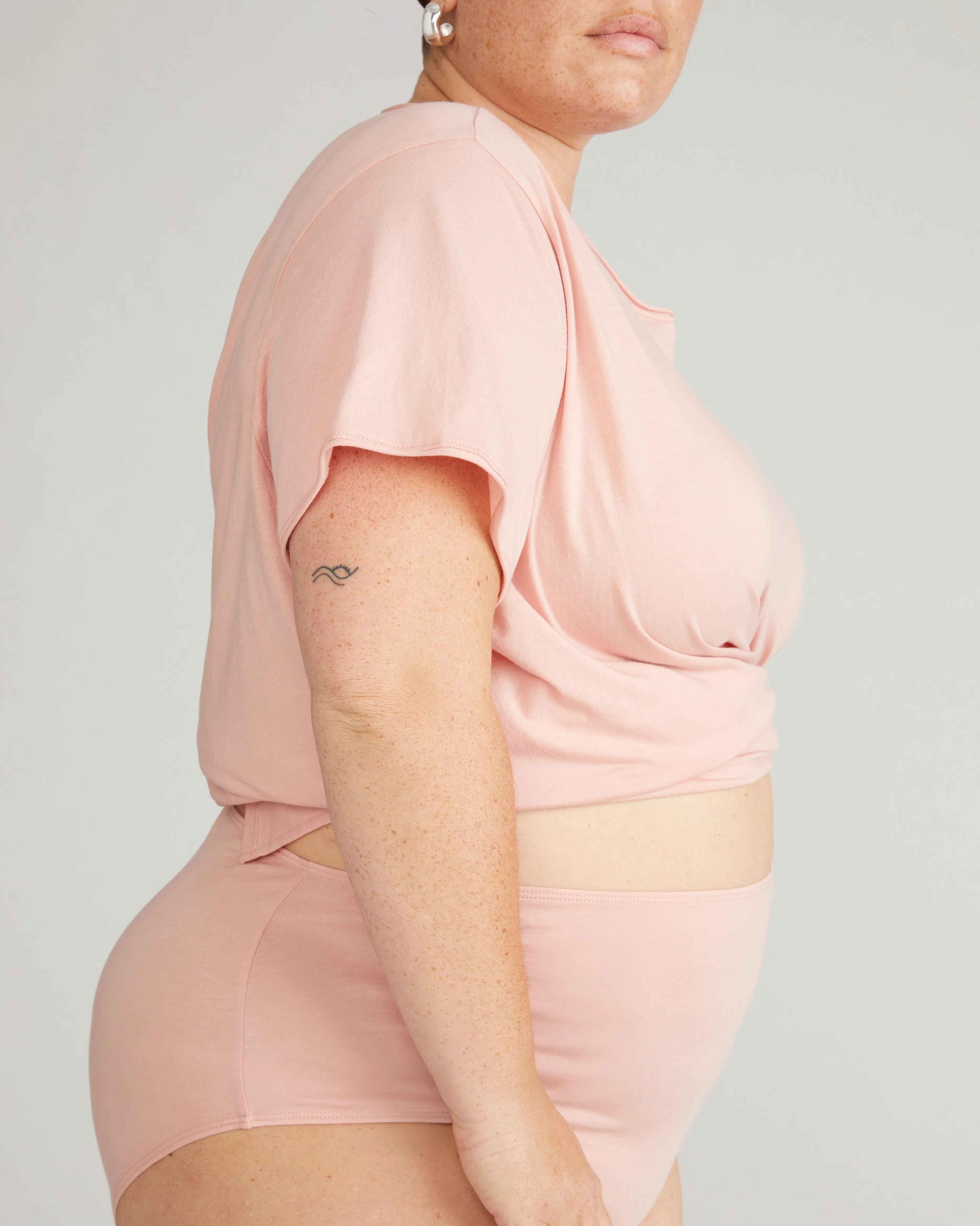 Pima Cotton Full Coverage Briefs - Pink sold by Universal Standard product image thumbnail 2