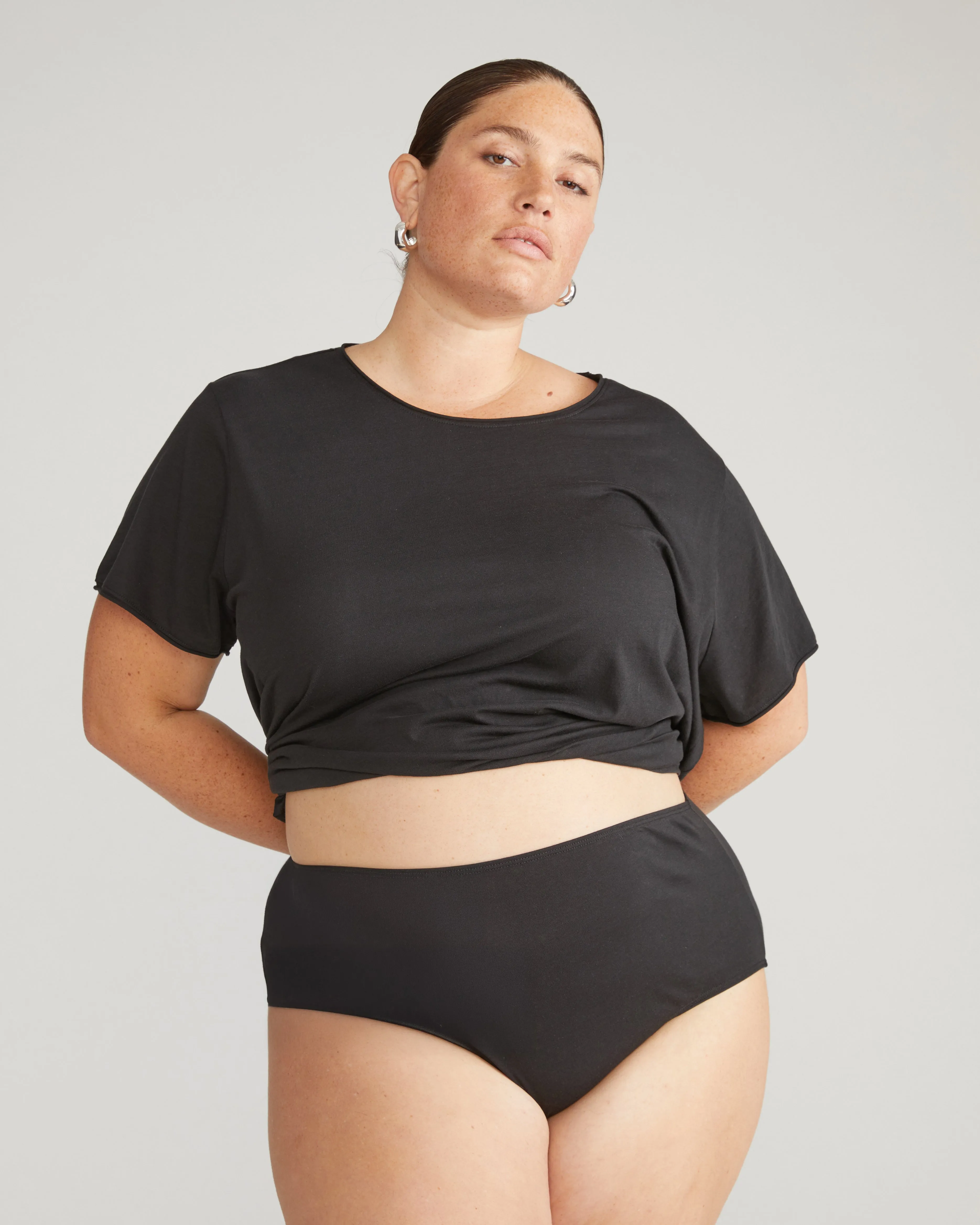Pima Cotton Full Coverage Briefs - Black sold by Universal Standard
