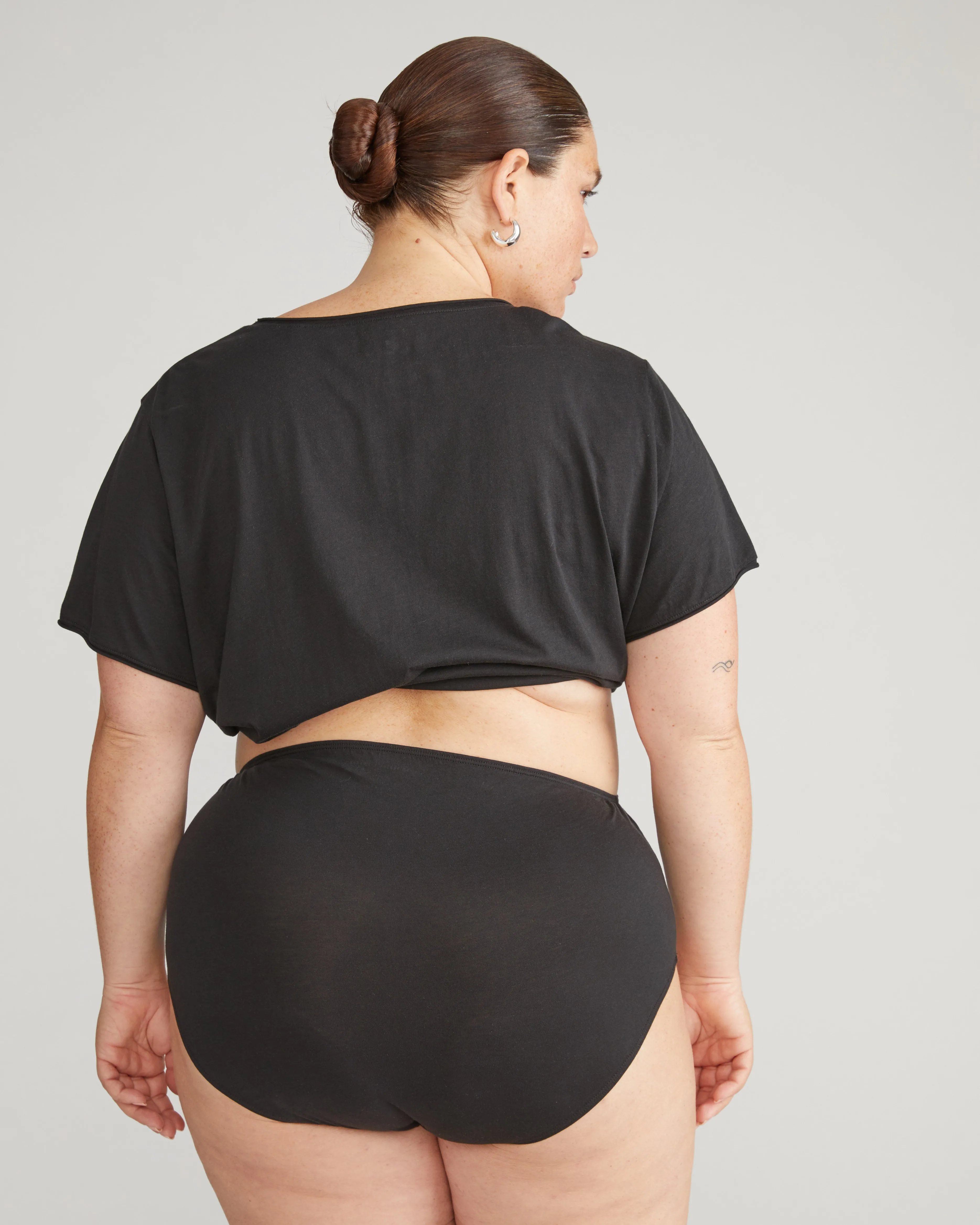 Pima Cotton Full Coverage Briefs - Black sold by Universal Standard product image thumbnail 4