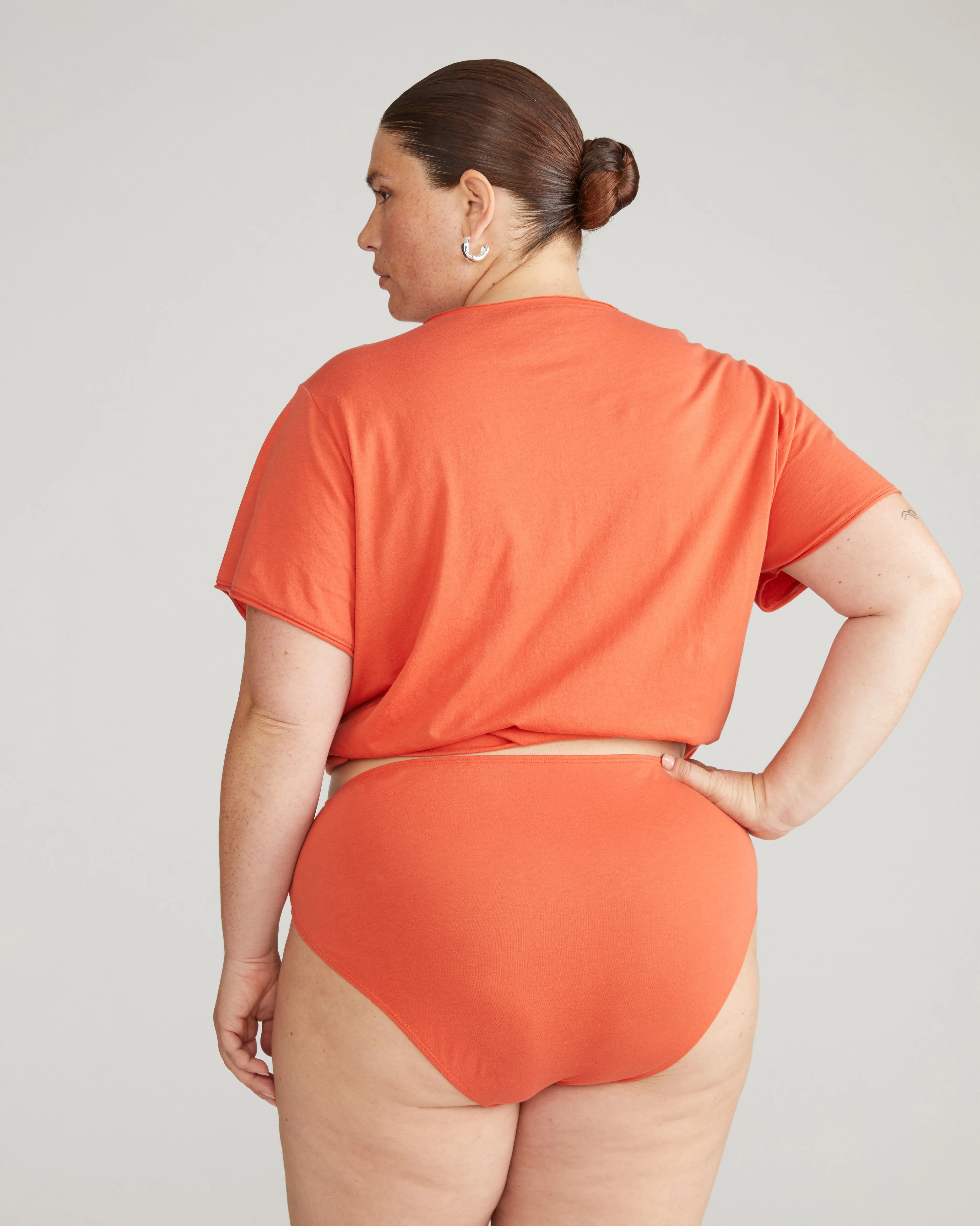 Pima Cotton Mid Rise Bikini - Sweet Berry sold by Universal Standard product image thumbnail 3