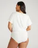 Pima Cotton Mid Rise Bikini - Hint of Mint sold by Universal Standard