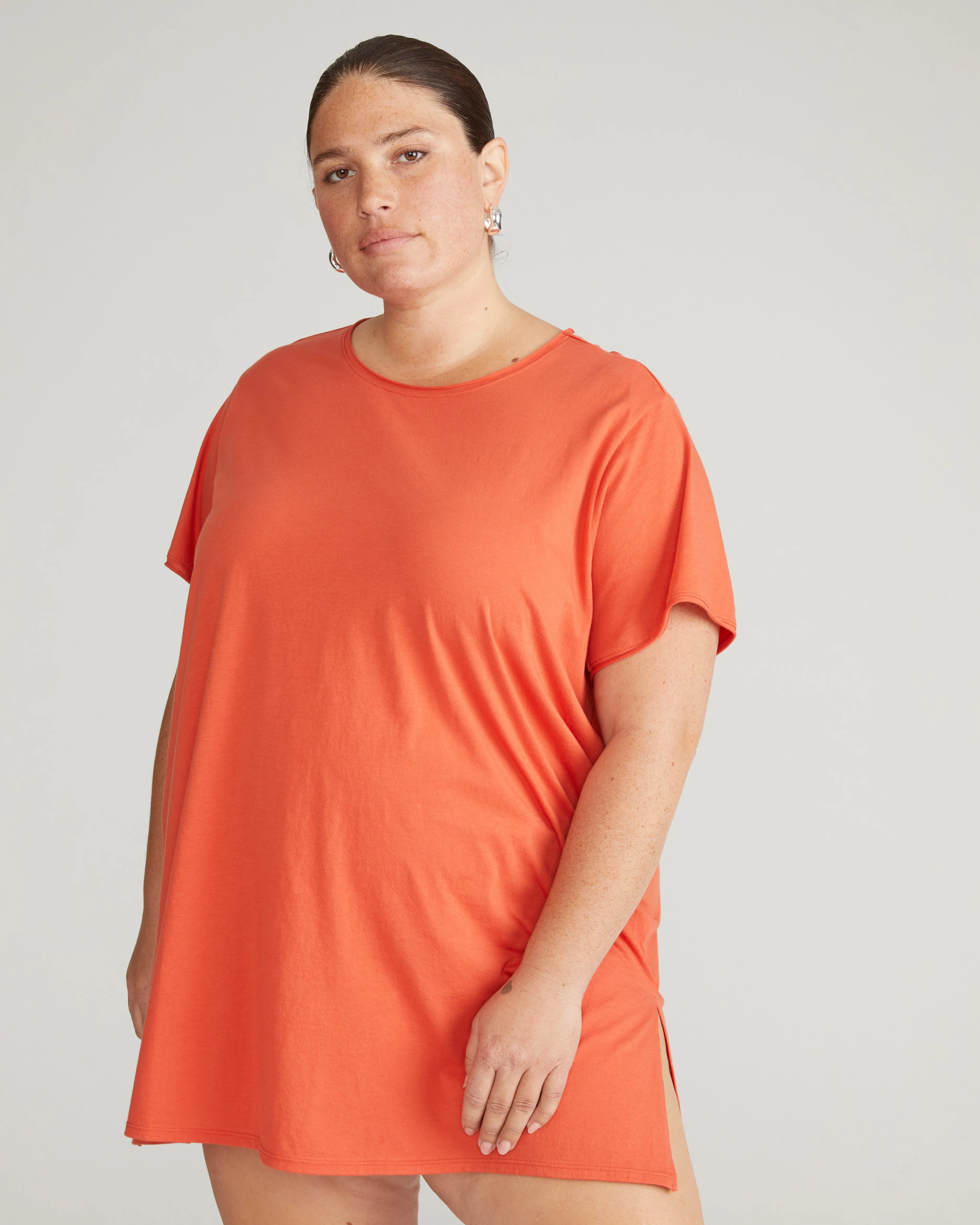 Pima Cotton Lounge Tee - Sweet Berry sold by Universal Standard