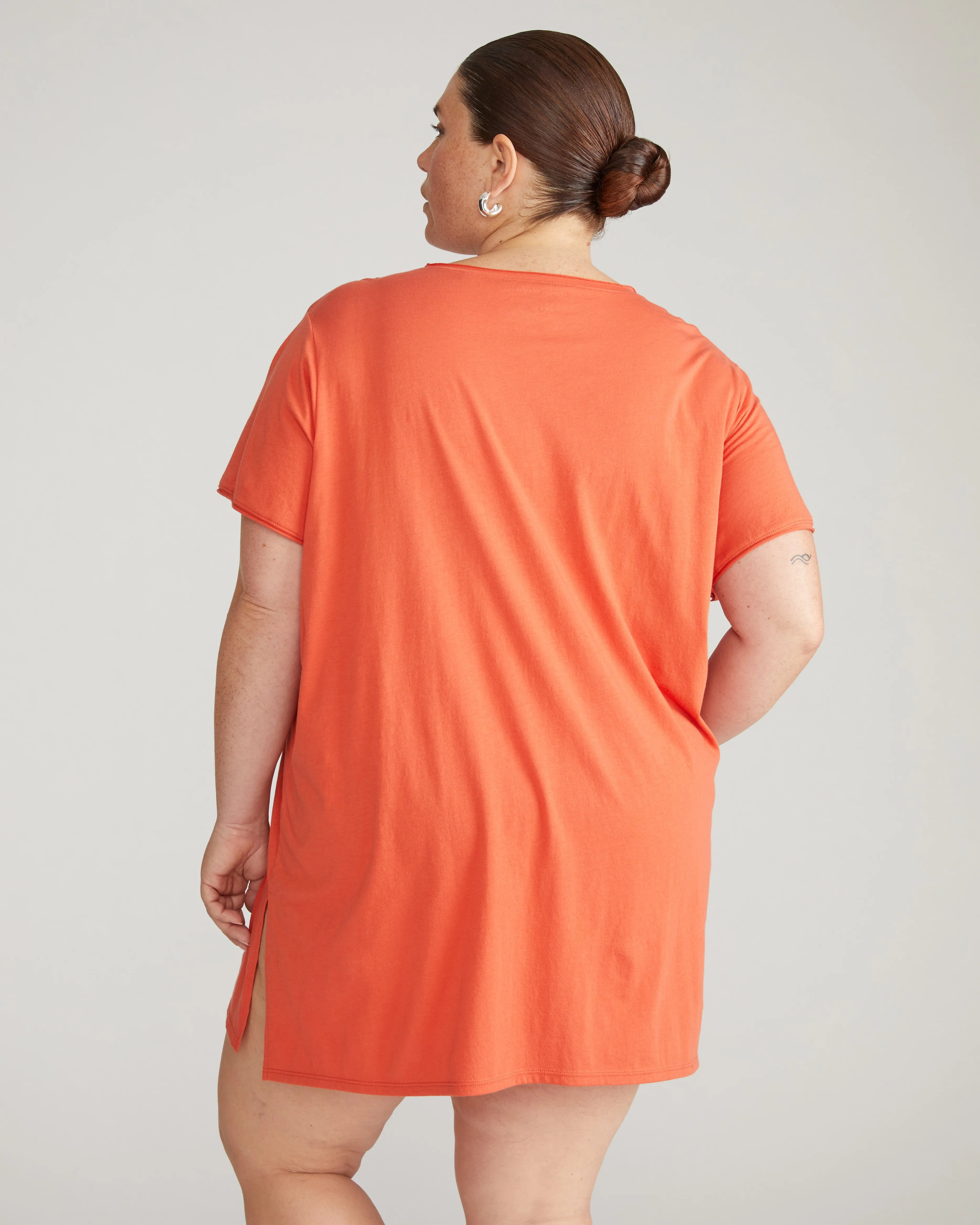 Pima Cotton Lounge Tee - Sweet Berry sold by Universal Standard product image thumbnail 3