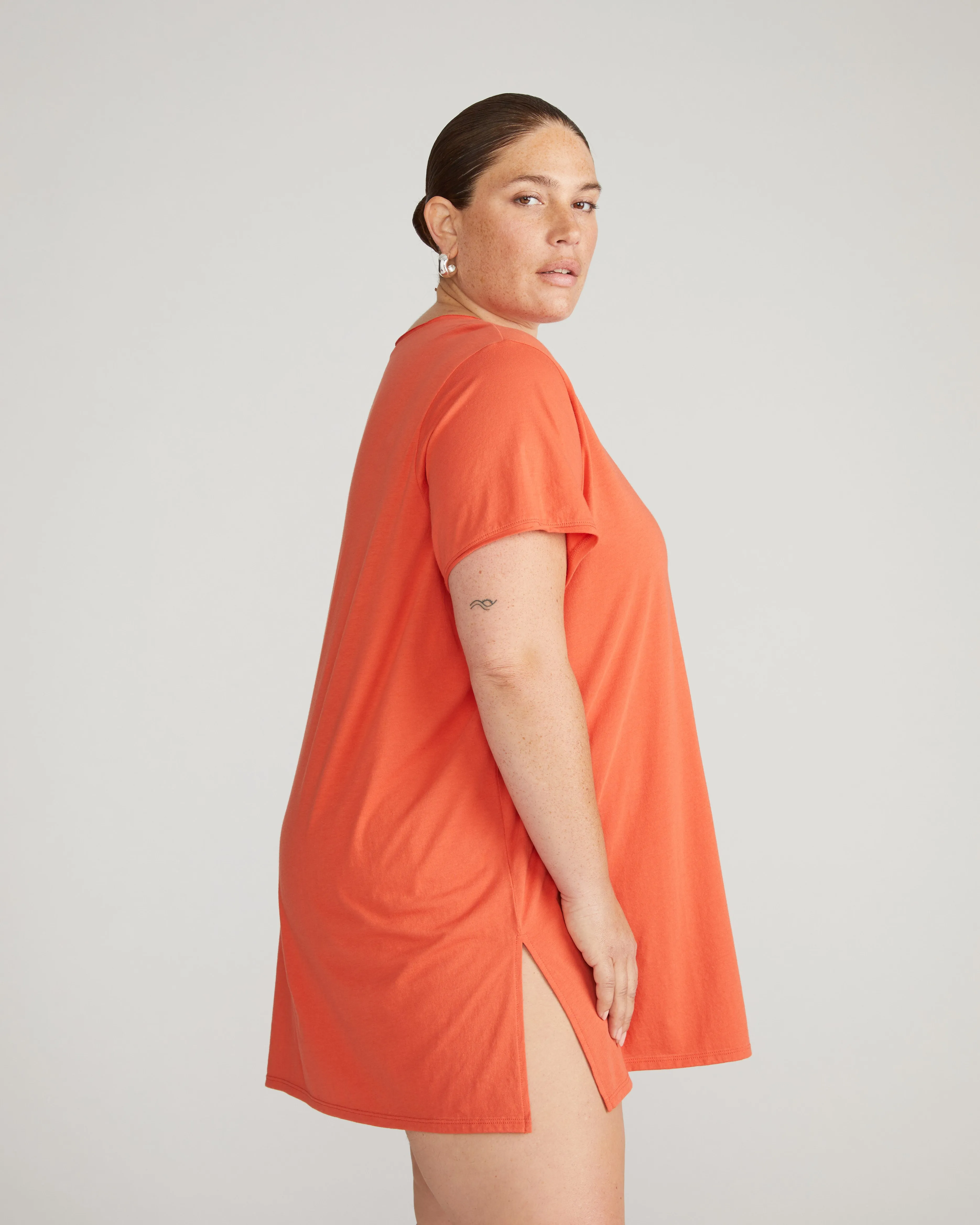 Pima Cotton Lounge Tee - Sweet Berry sold by Universal Standard product image thumbnail 2