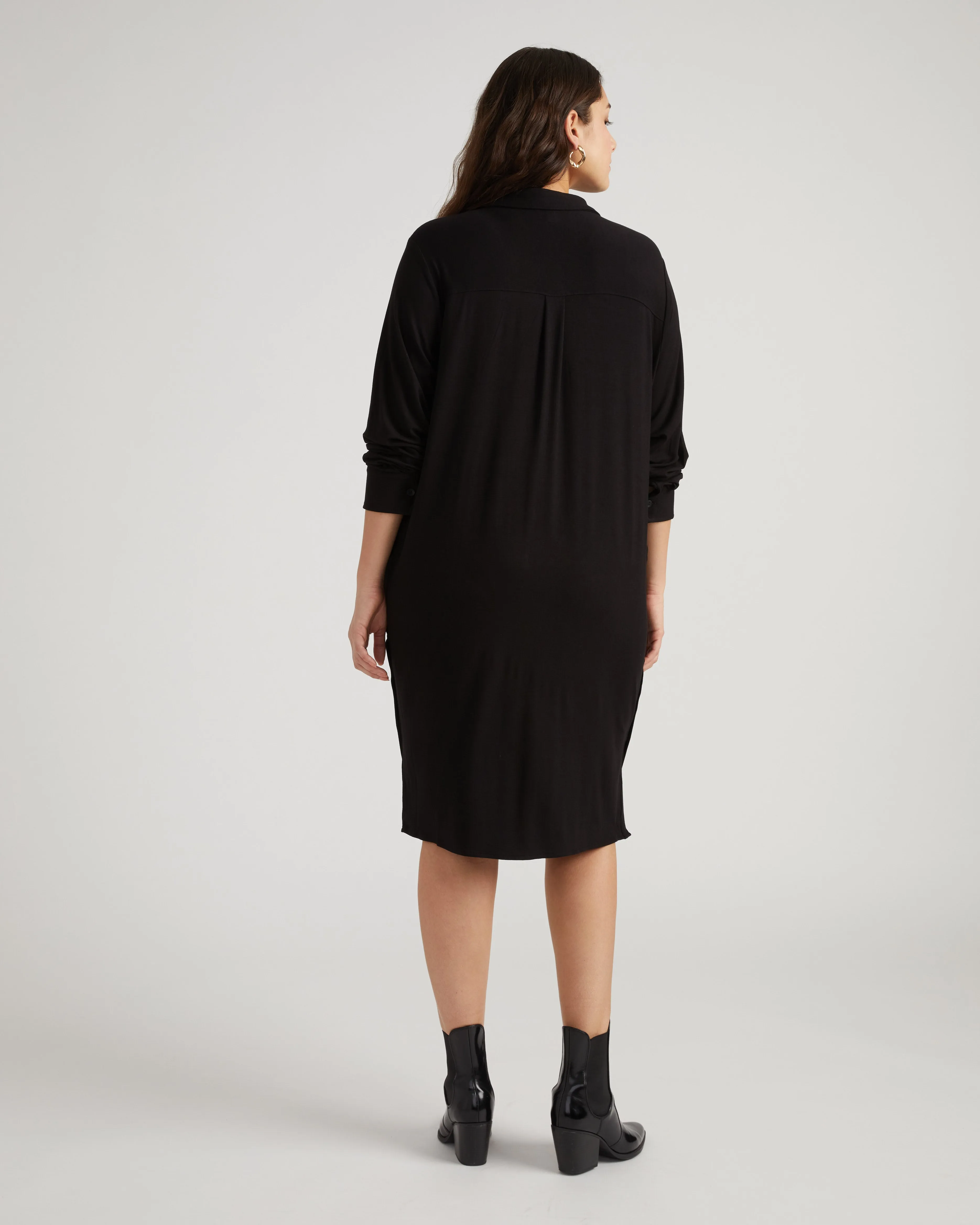 Marcie Liquid Jersey Dress - Black sold by Universal Standard product image thumbnail 4