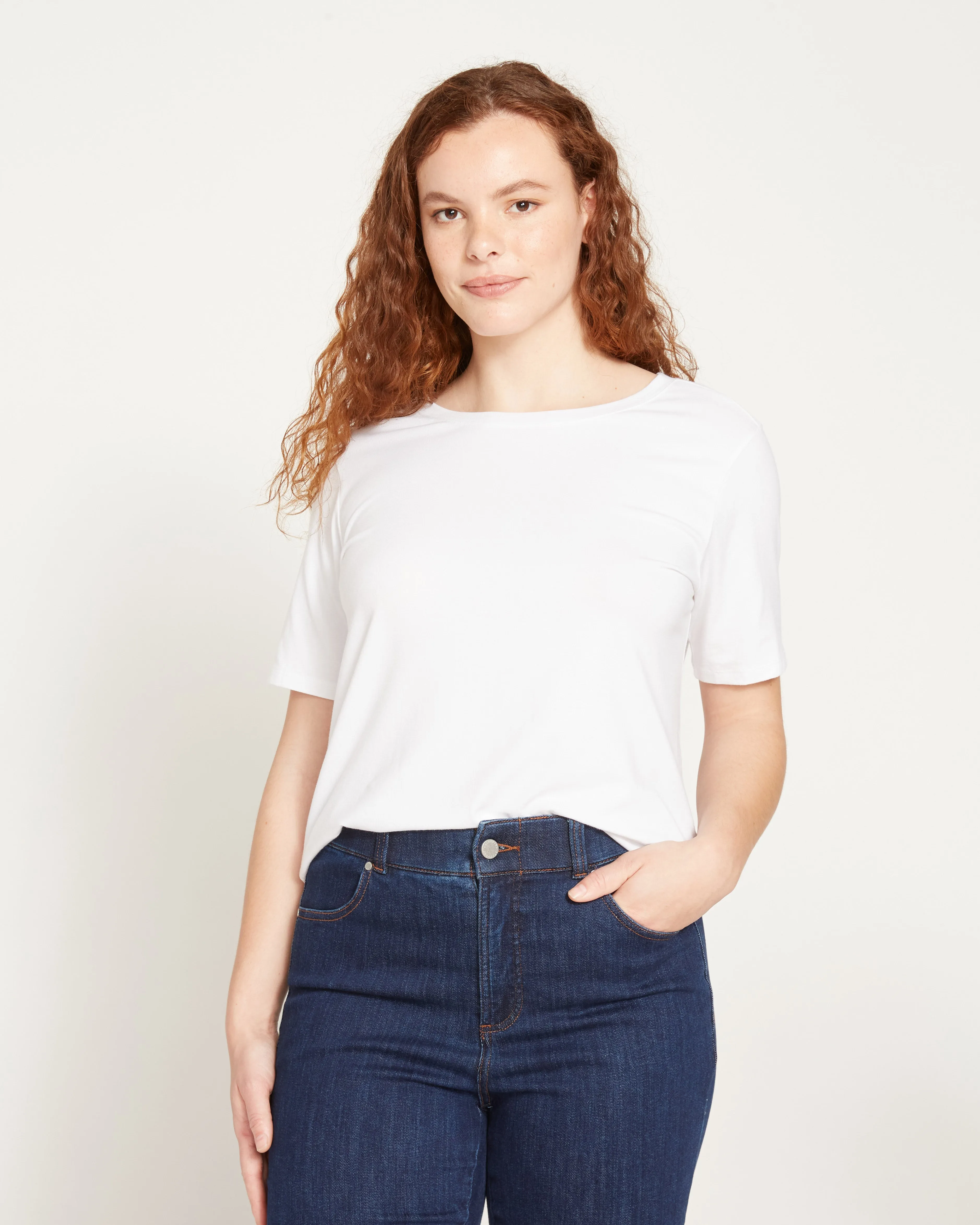 Signature Tee Rex - White sold by Universal Standard product image thumbnail 3