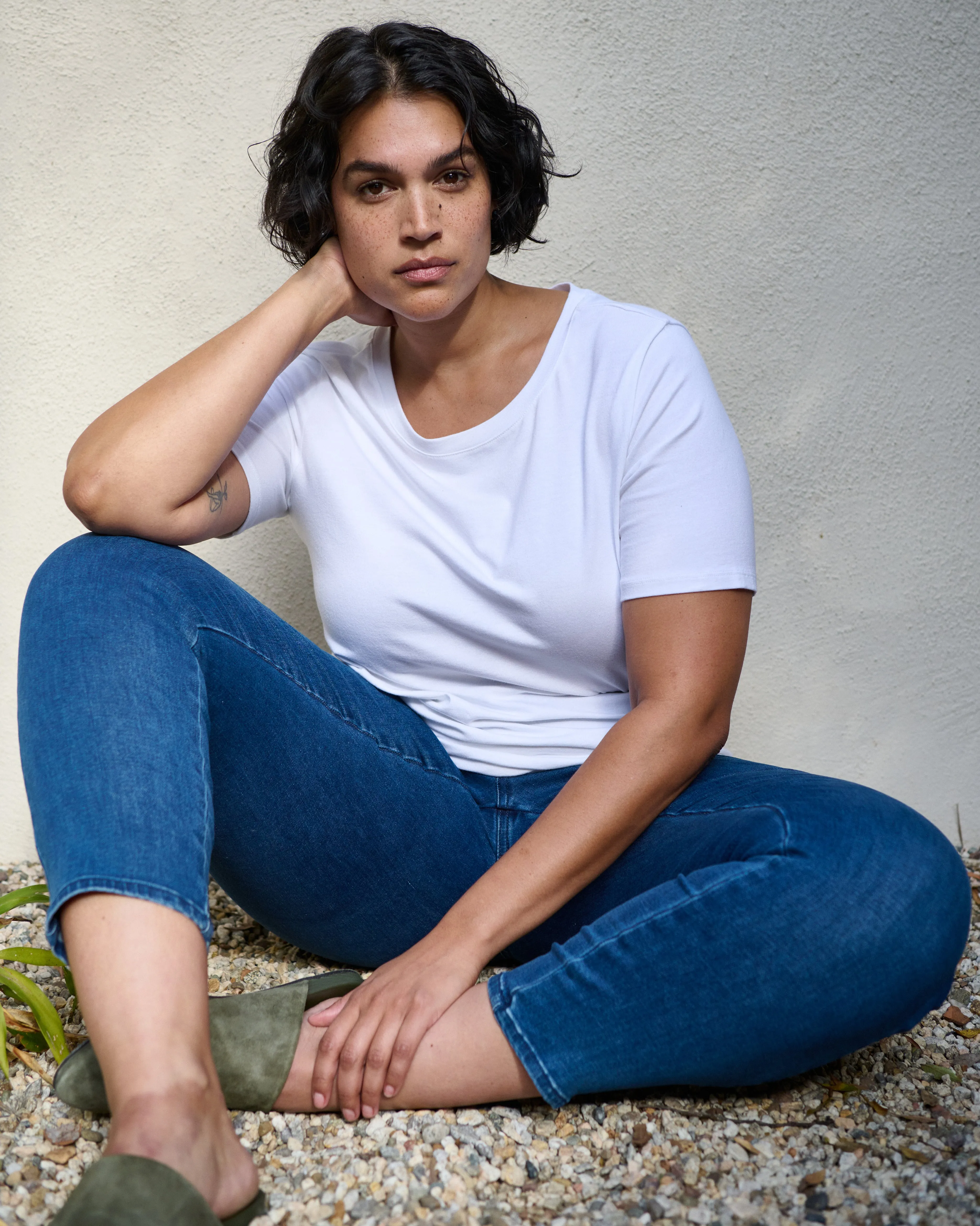 Signature Tee Rex - White sold by Universal Standard product image thumbnail 2