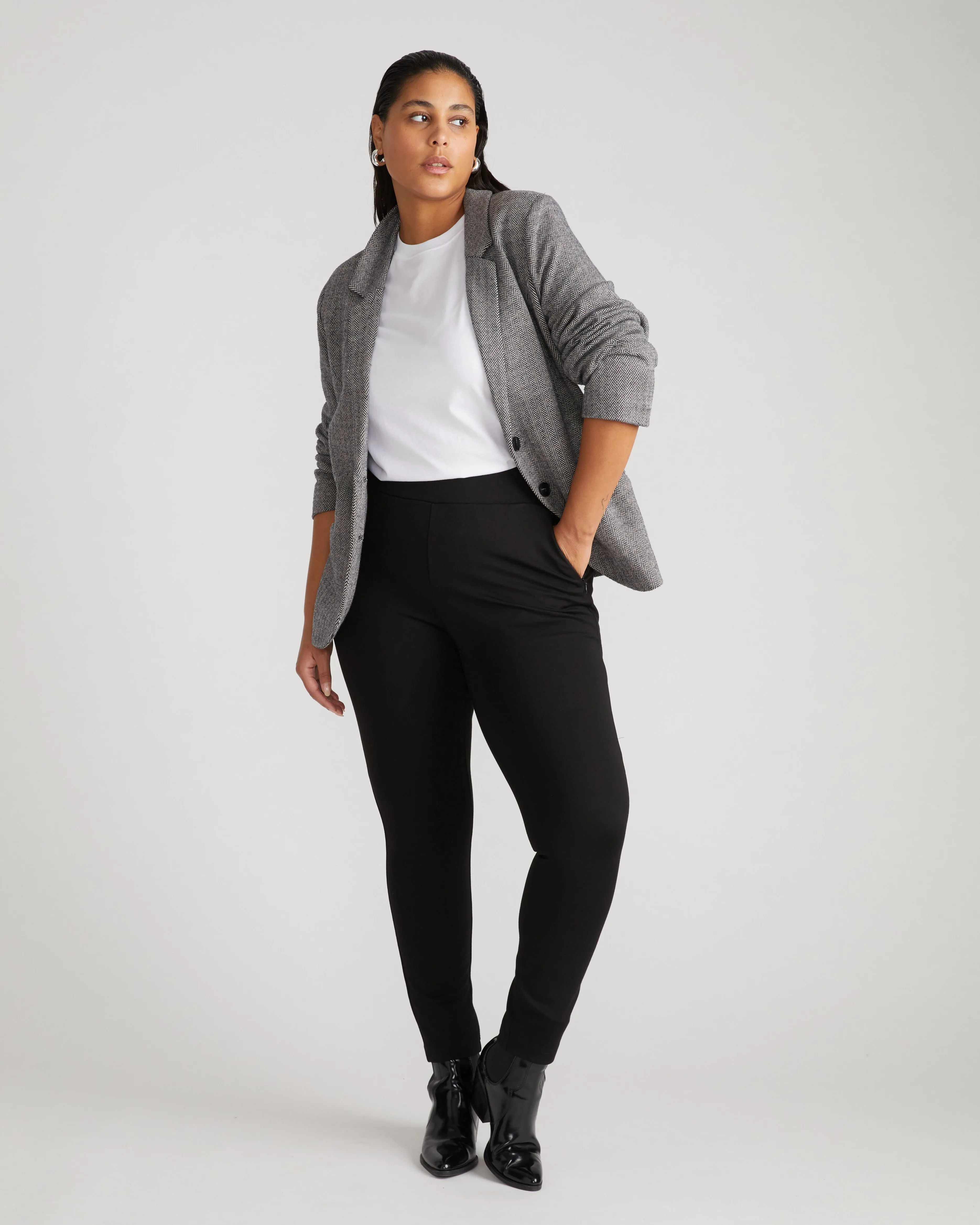 Mara Ponte Leggings - Black sold by Universal Standard product image thumbnail 4