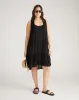 Elodie Voile Dress - Black sold by Universal Standard