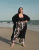 Verbena Voile Pants - Ink Bloom Print sold by Universal Standard