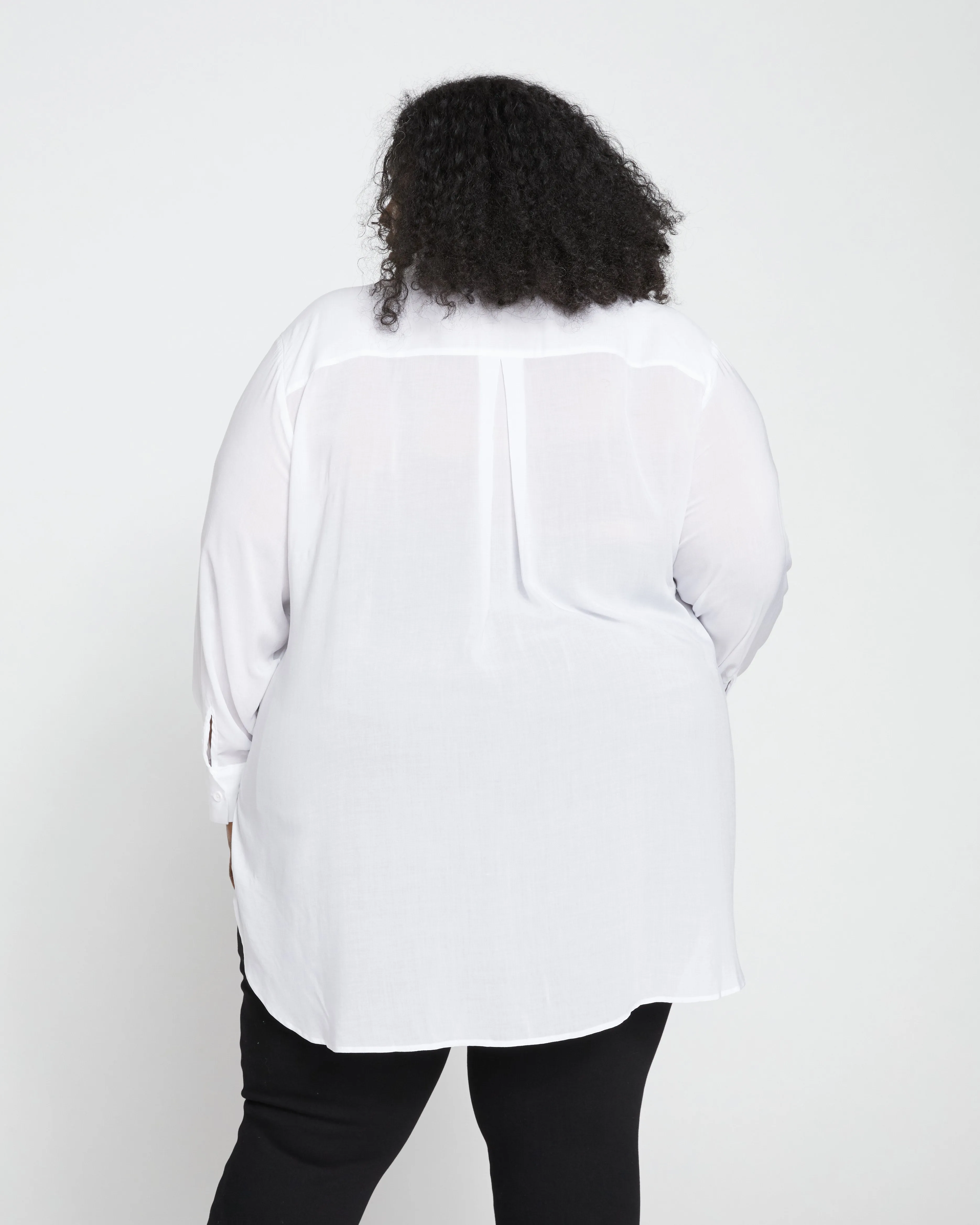 Toni Hi Low Tunic - White sold by Universal Standard product image thumbnail 3