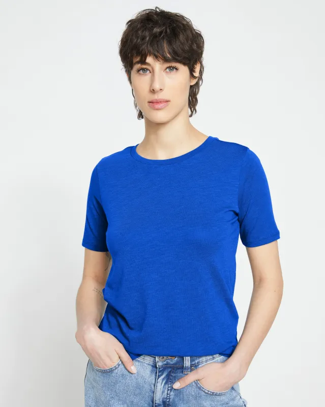 Light-As-Air Tee Rex - Ultramarine sold by Universal Standard