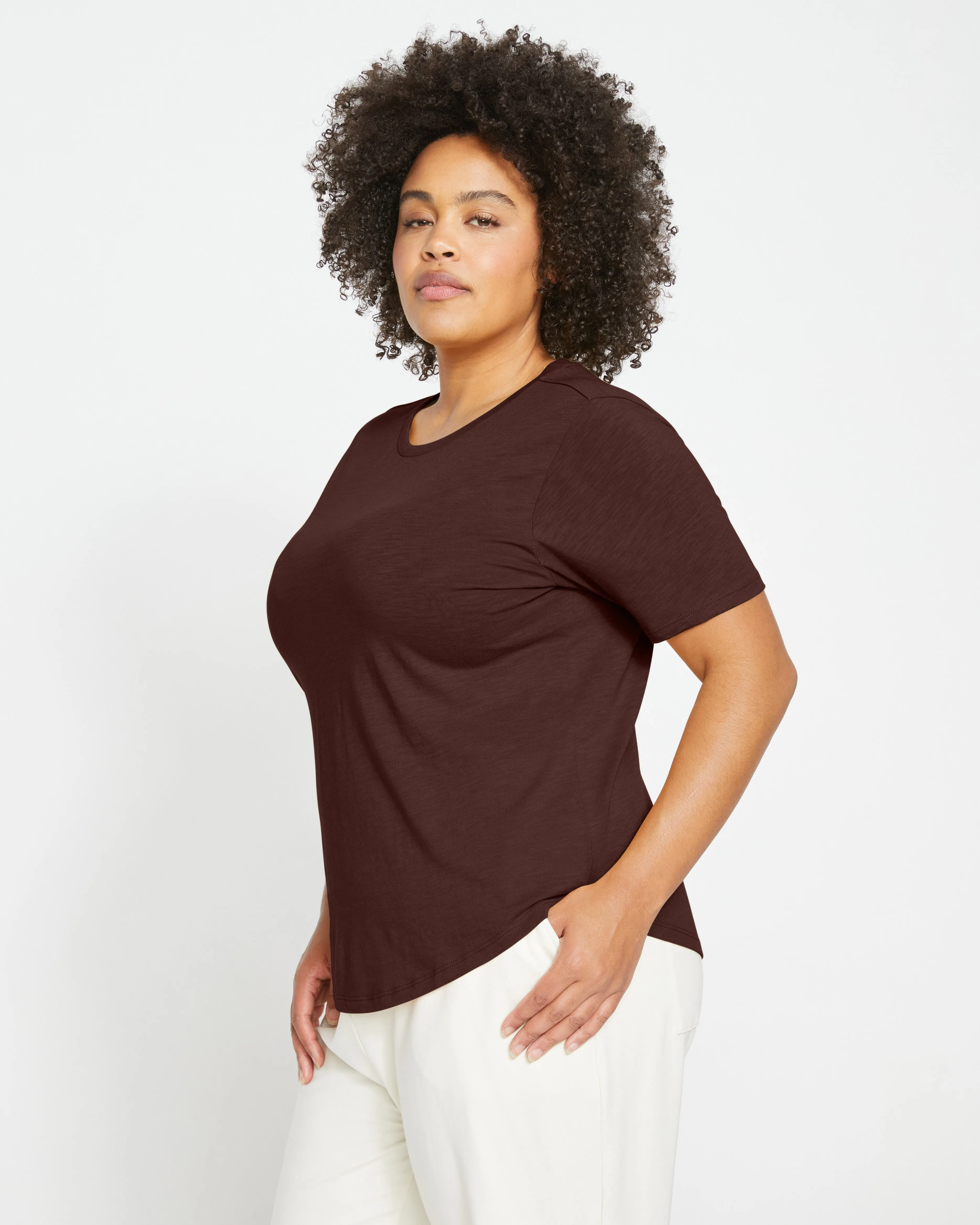 Light-As-Air Tee Rex - Brulee sold by Universal Standard product image thumbnail 2