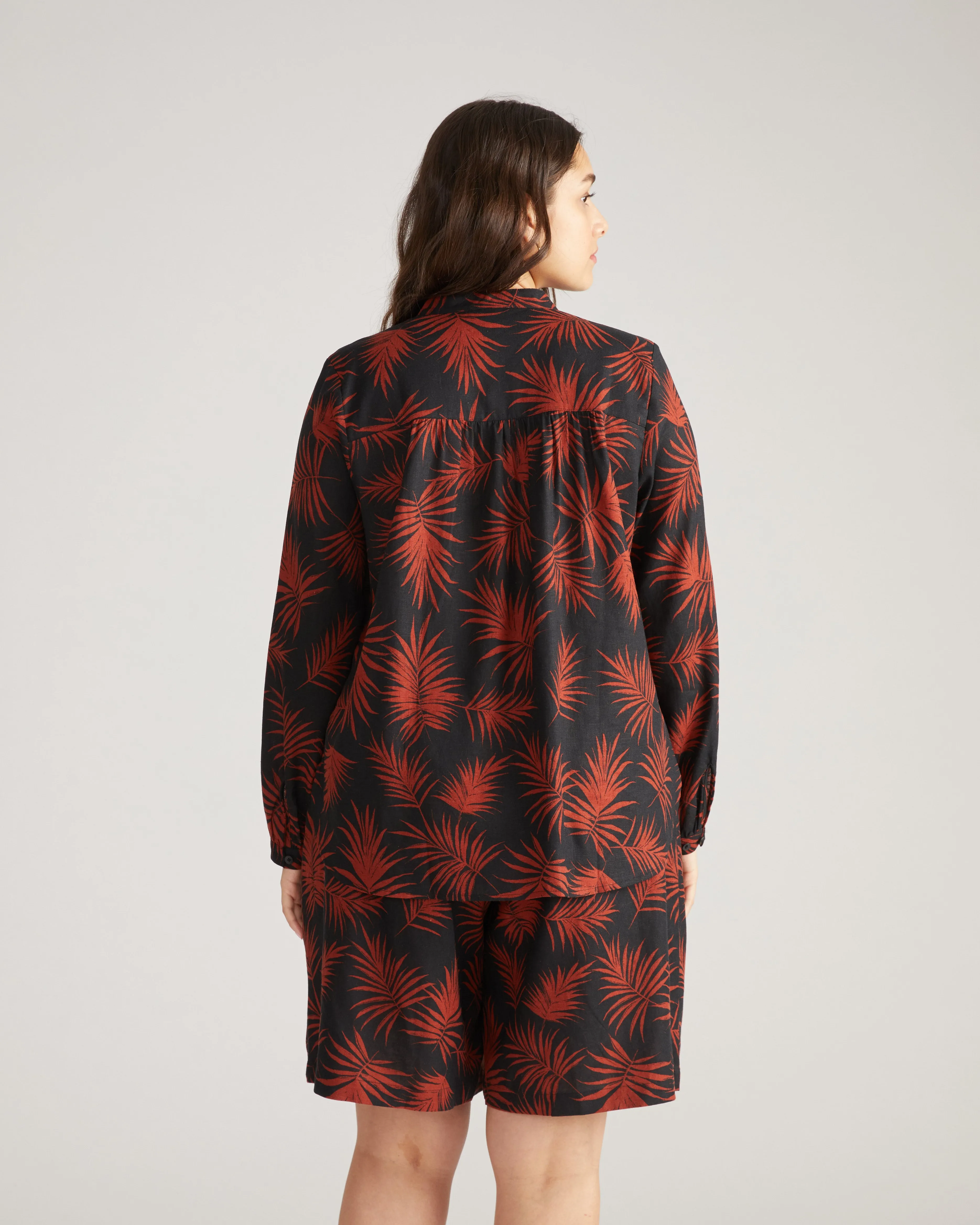 Avalon Linen Top - Bohem Print sold by Universal Standard product image thumbnail 2