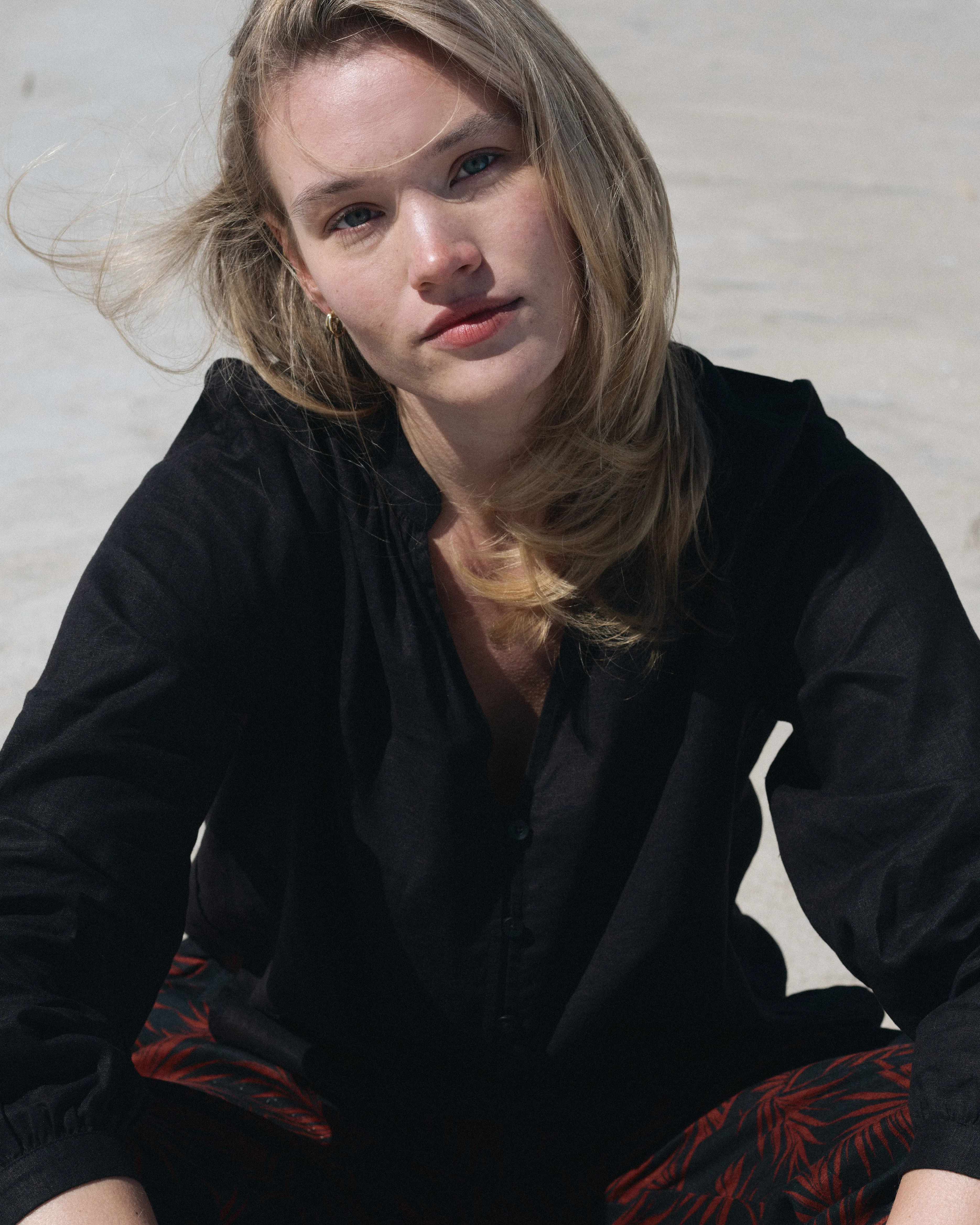 Avalon Linen Top - Black sold by Universal Standard product image thumbnail 2