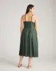 Kuki Linen Dress - Luscious Green sold by Universal Standard