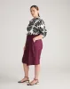 Seaport Tailored Linen Short - Acai sold by Universal Standard