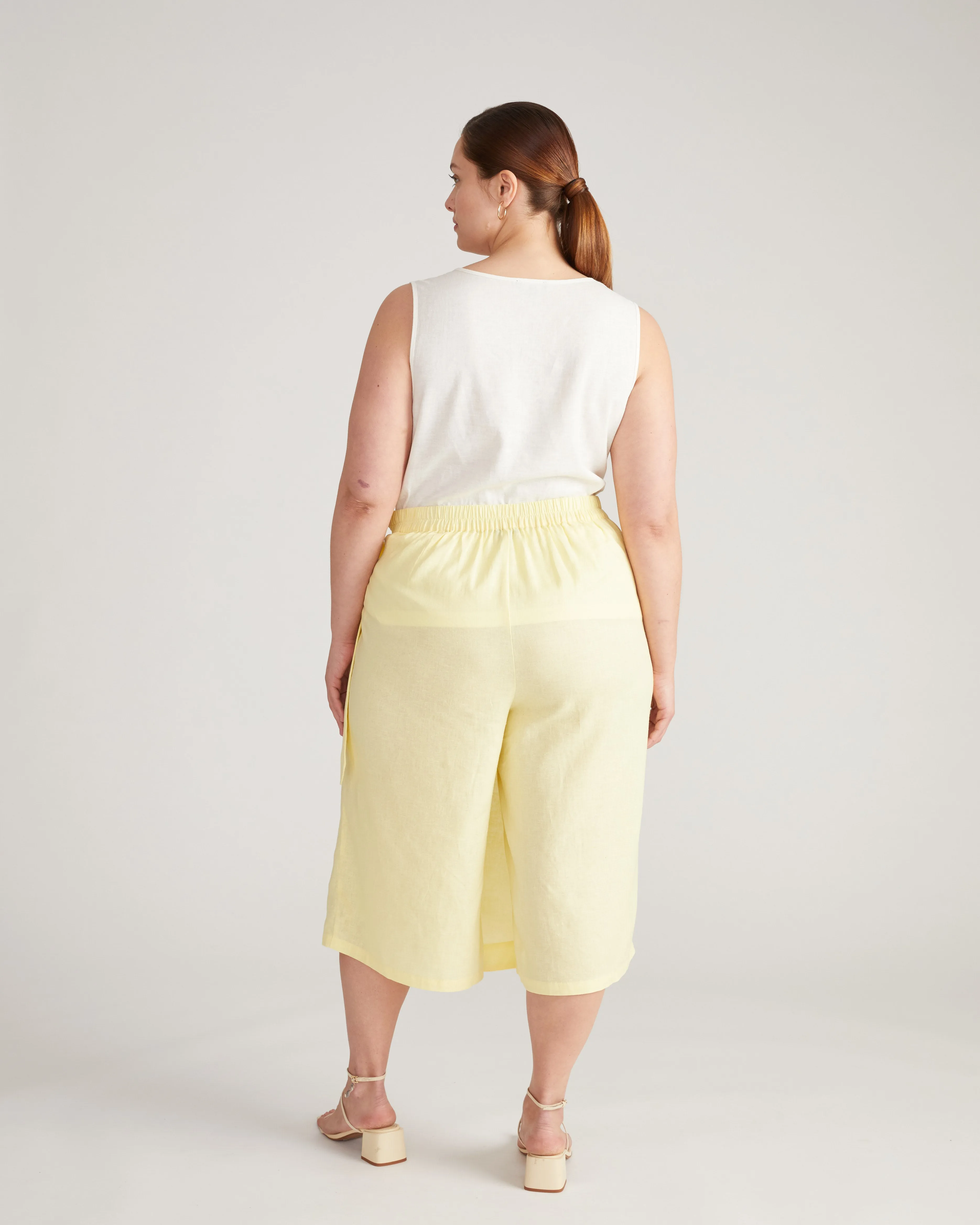 Villa Linen Wrap Culottes - Twinkle sold by Universal Standard product image thumbnail 4