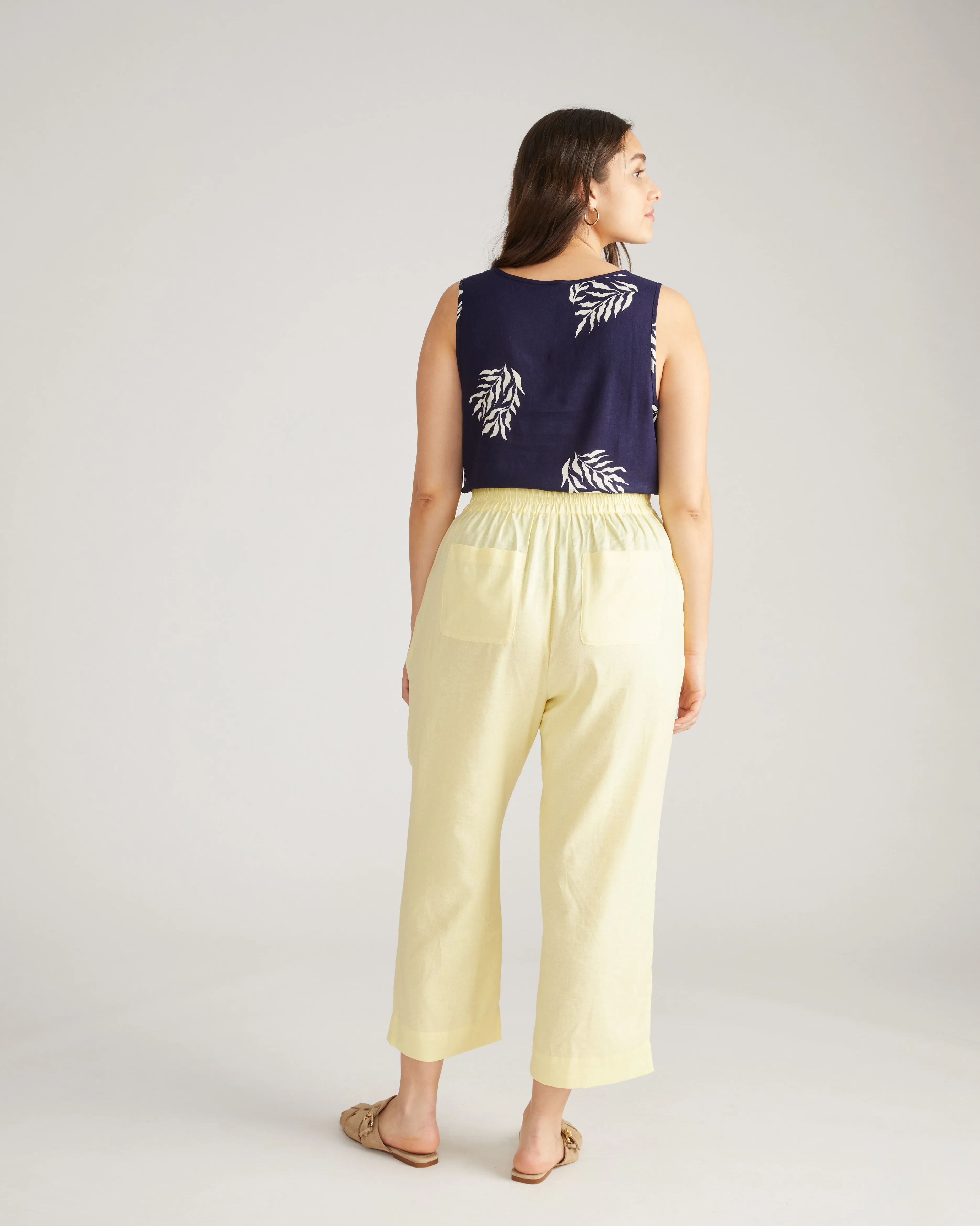Iris Linen Easy Pull-On Pants - Twinkle sold by Universal Standard product image thumbnail 3