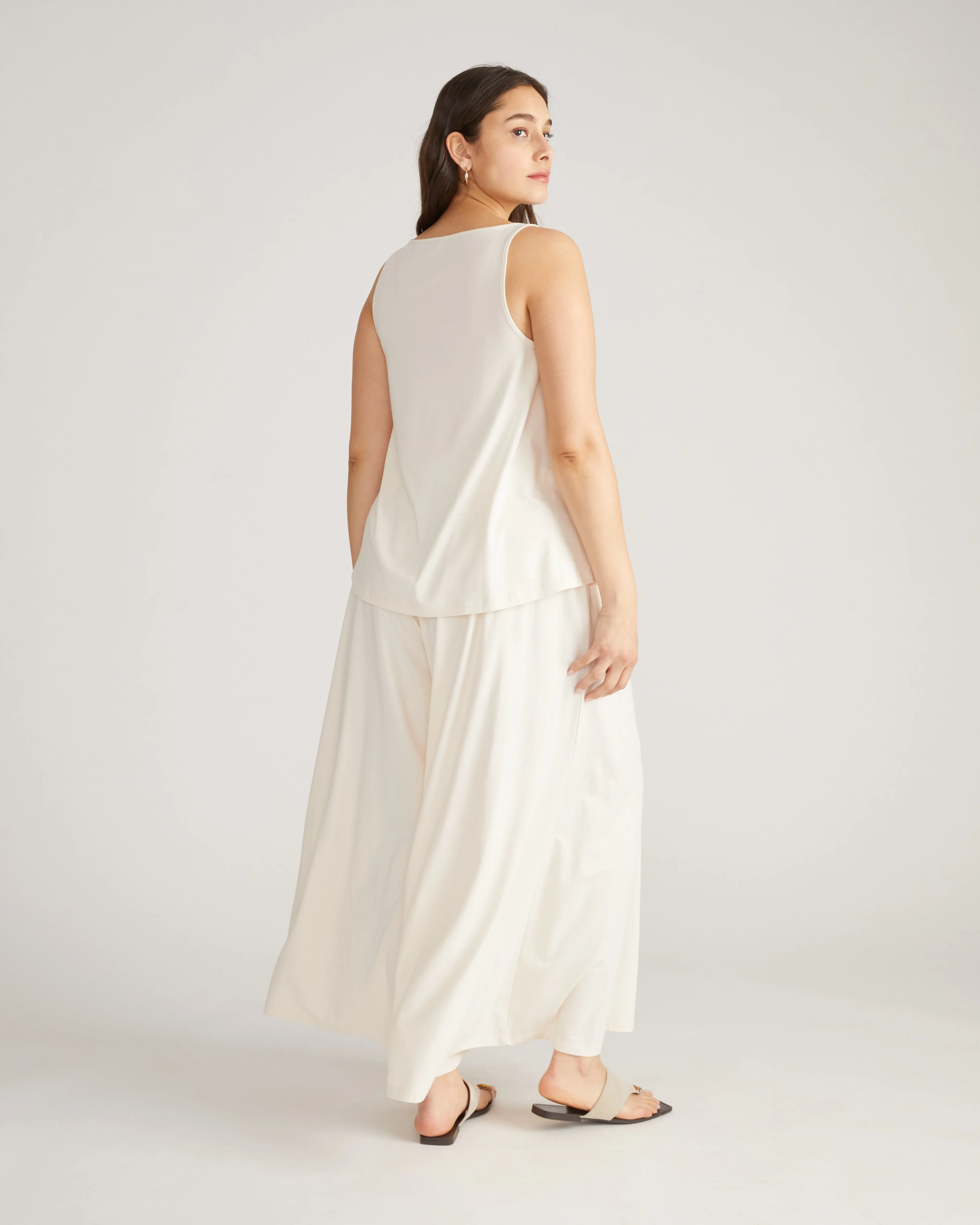 Isadora Wide Leg Lounge Pants - Porcelain sold by Universal Standard product image thumbnail 3