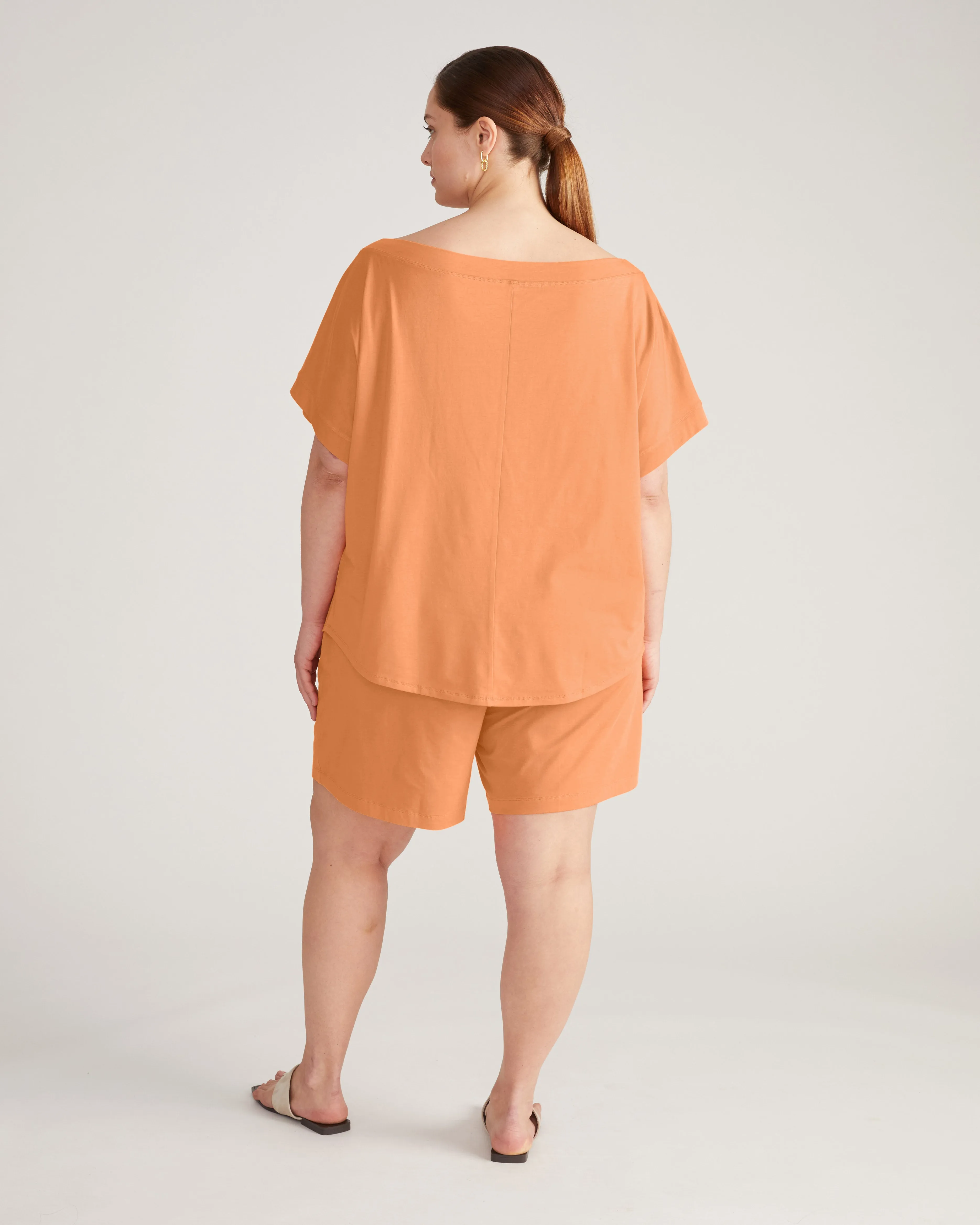 UltimateS Dolci Short Sleeve Top - Melon sold by Universal Standard product image thumbnail 3