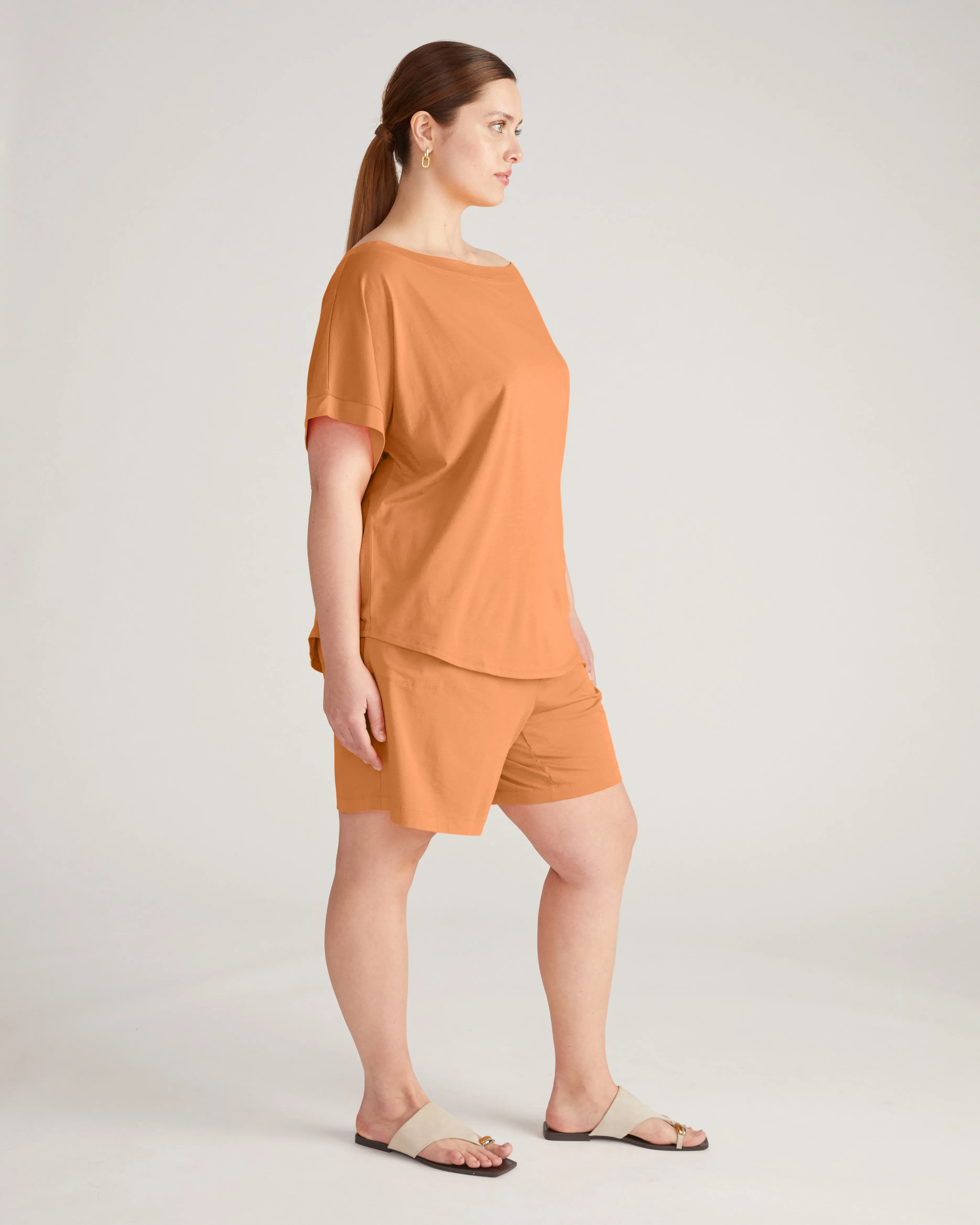 UltimateS Dolci Short Sleeve Top - Melon sold by Universal Standard product image thumbnail 2