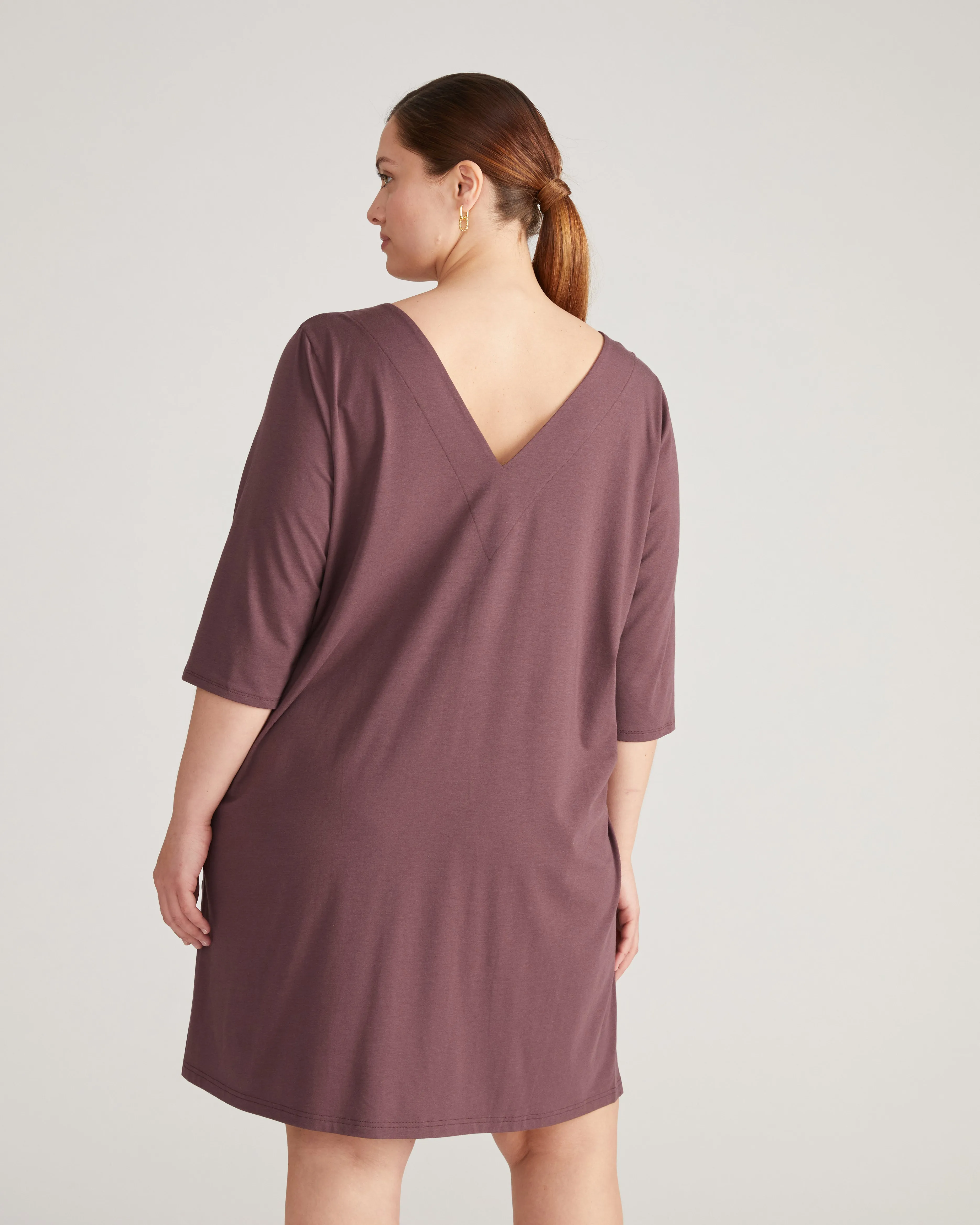 UltimateS Aubrey Sleep Dress - Cassis sold by Universal Standard product image thumbnail 3