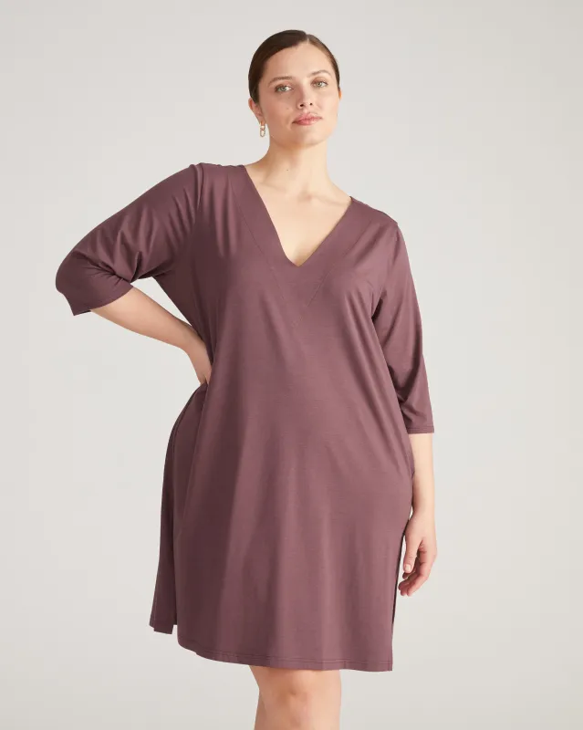 UltimateS Aubrey Sleep Dress - Cassis sold by Universal Standard