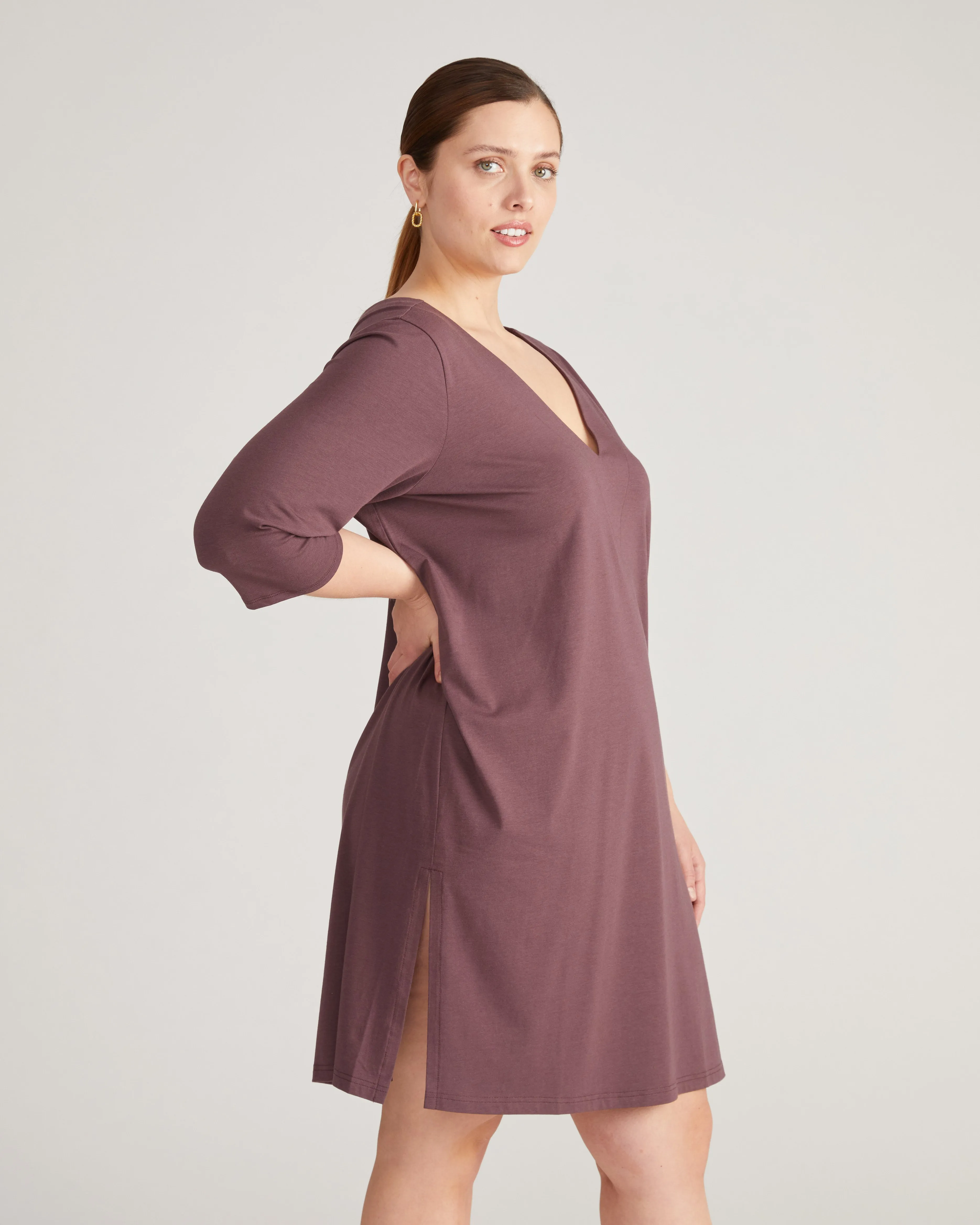 UltimateS Aubrey Sleep Dress - Cassis sold by Universal Standard product image thumbnail 2
