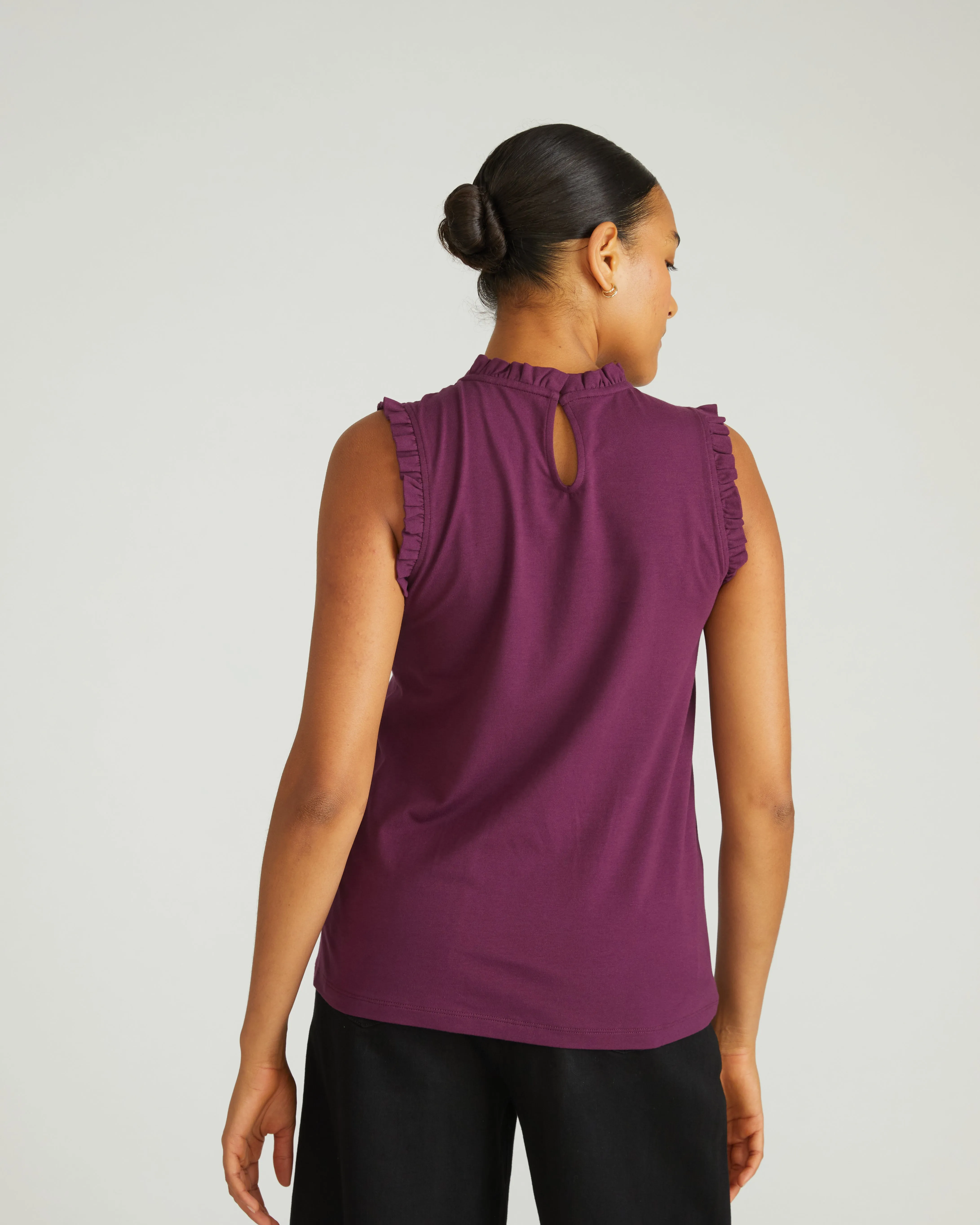 Tabitha Frill Top - Gamay sold by Universal Standard product image thumbnail 5