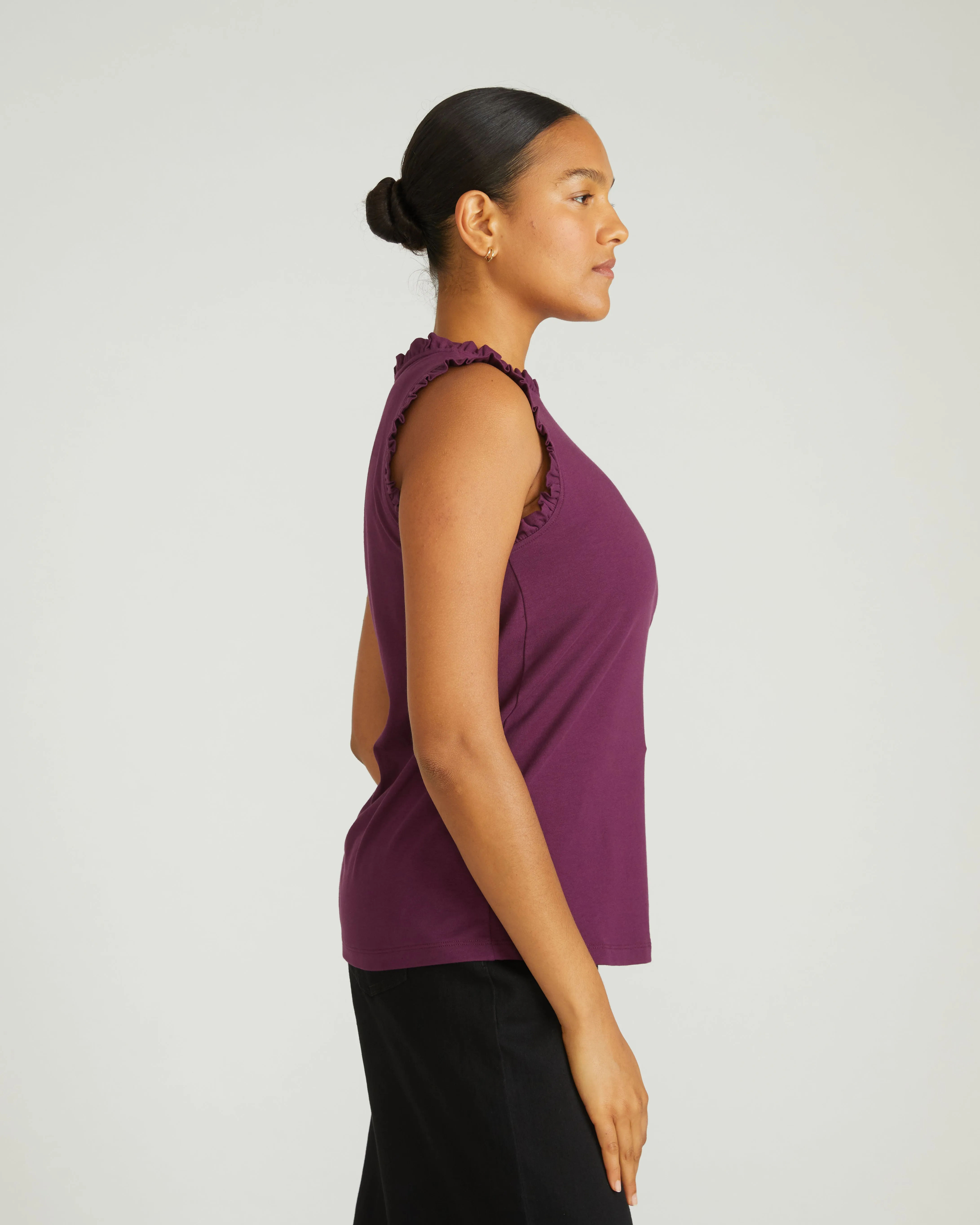 Tabitha Frill Top - Gamay sold by Universal Standard product image thumbnail 4