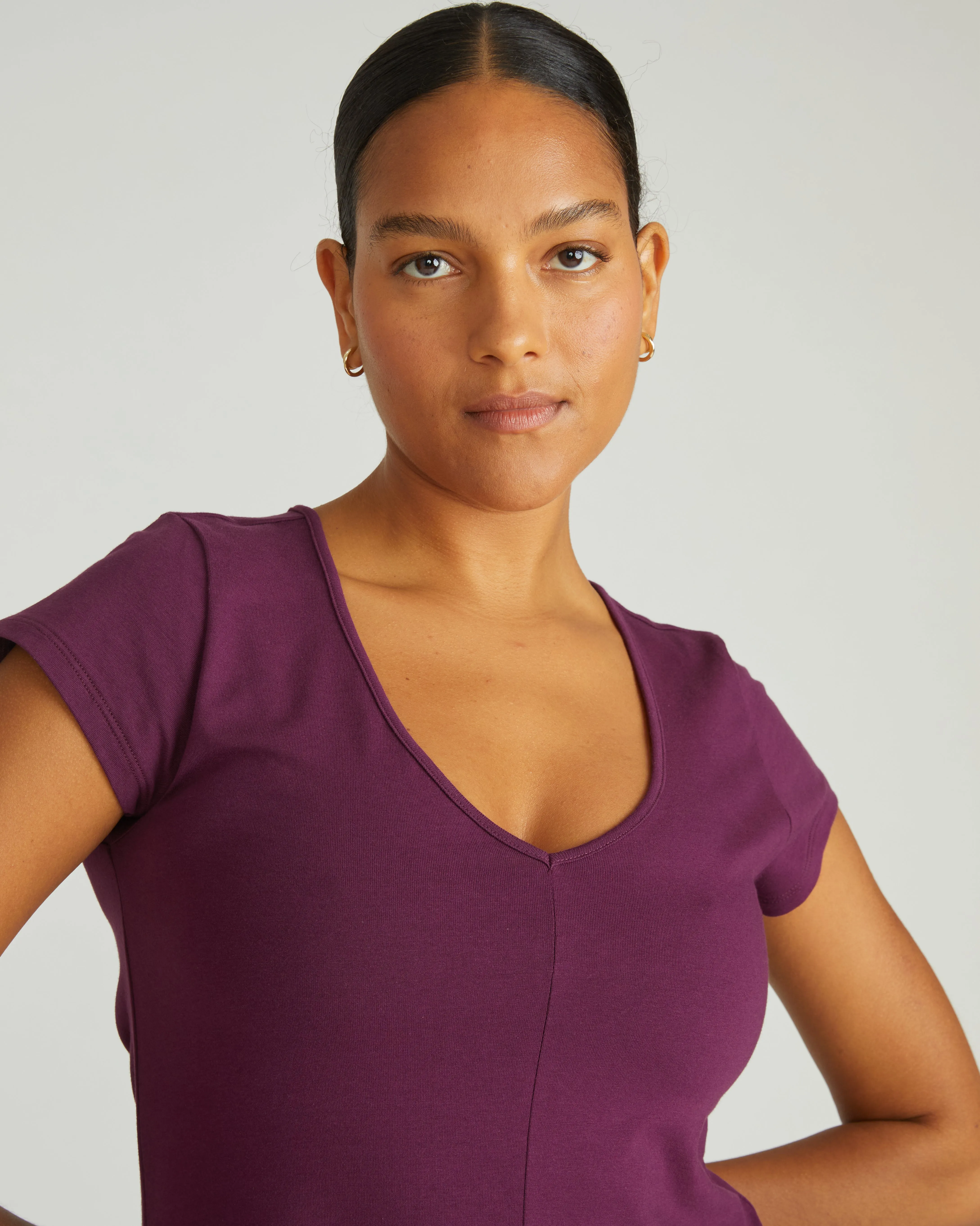 Danna Jersey Dress - Gamay sold by Universal Standard product image thumbnail 4