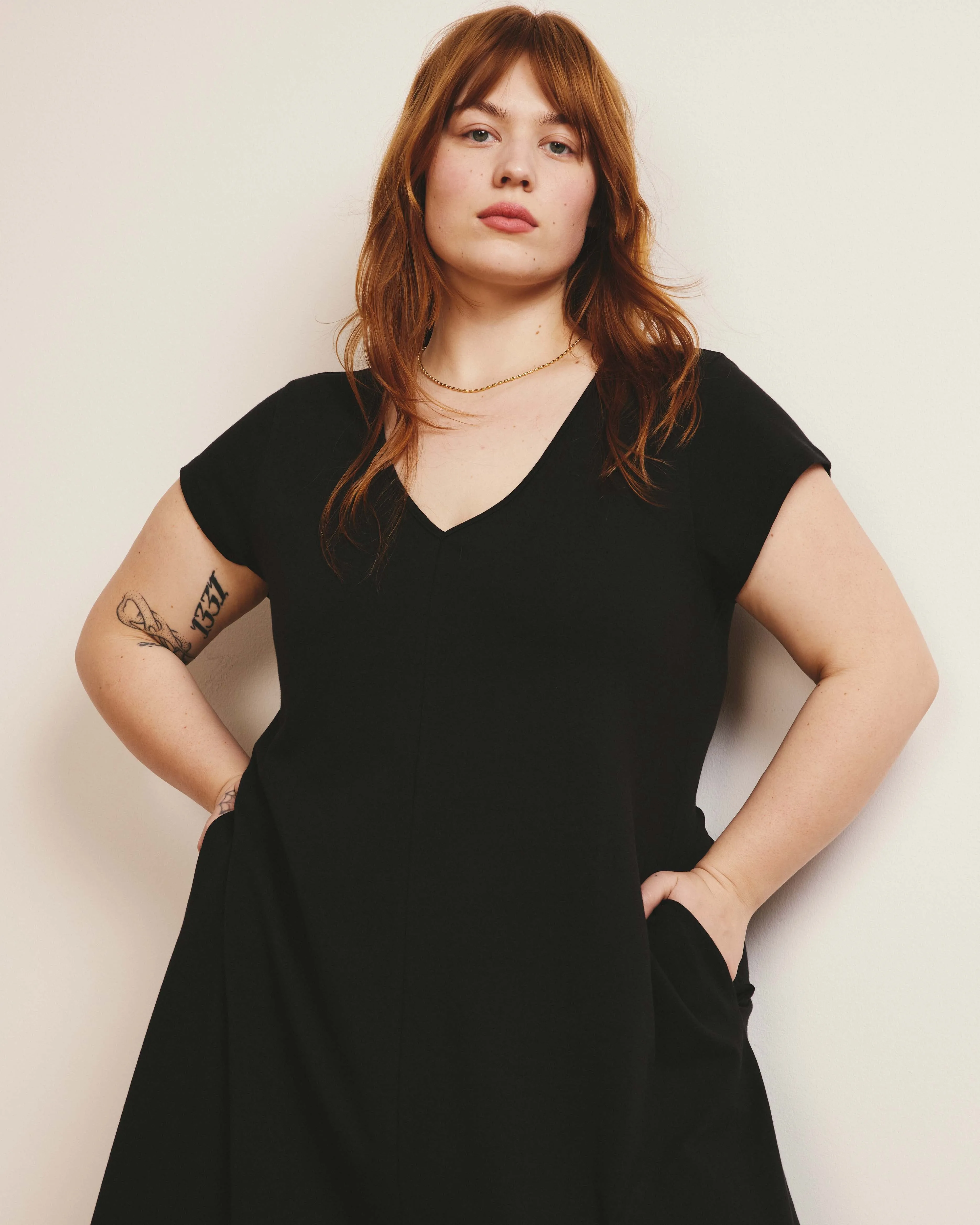 Danna Jersey Dress - Black sold by Universal Standard product image thumbnail 2