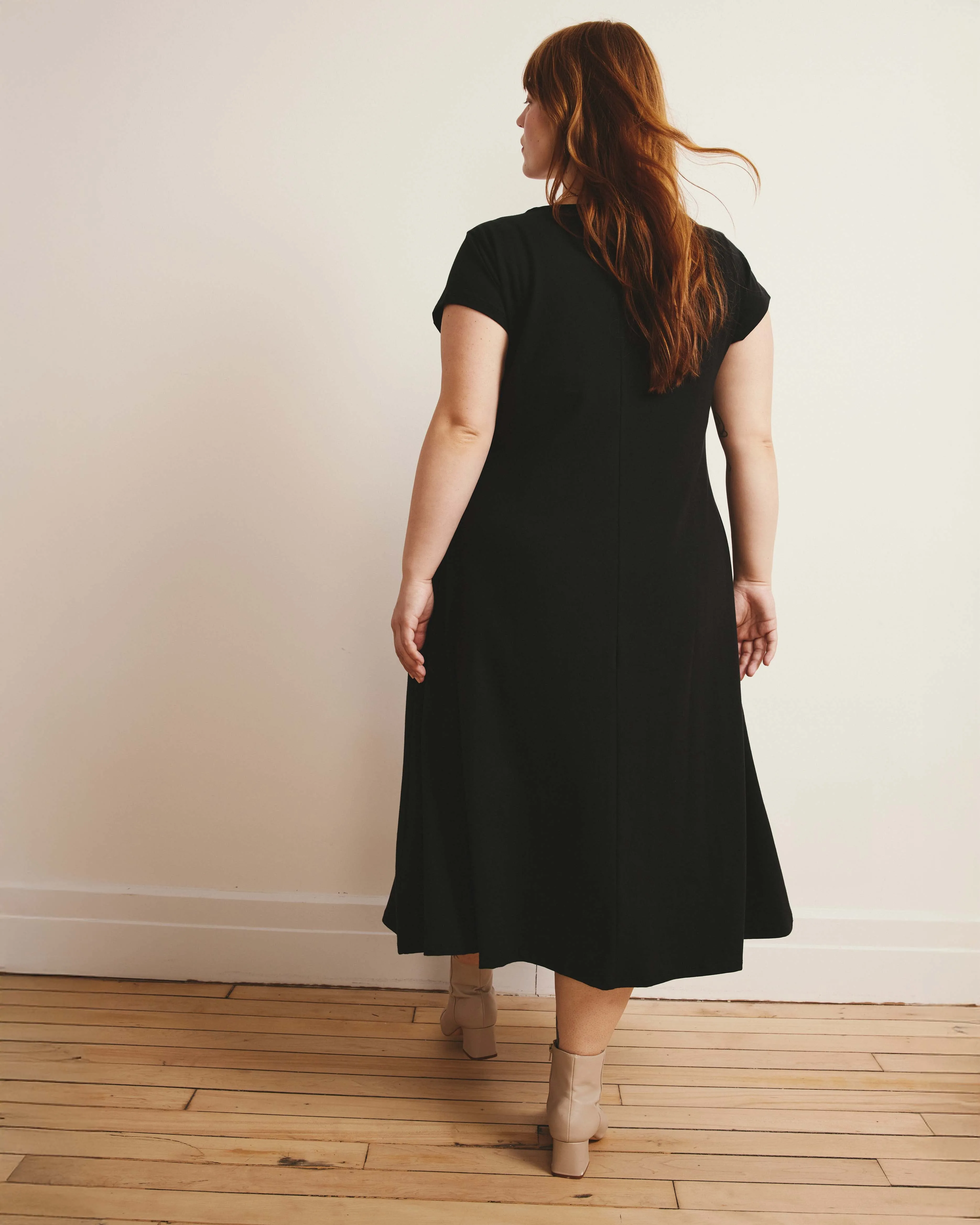 Danna Jersey Dress - Black sold by Universal Standard product image thumbnail 3