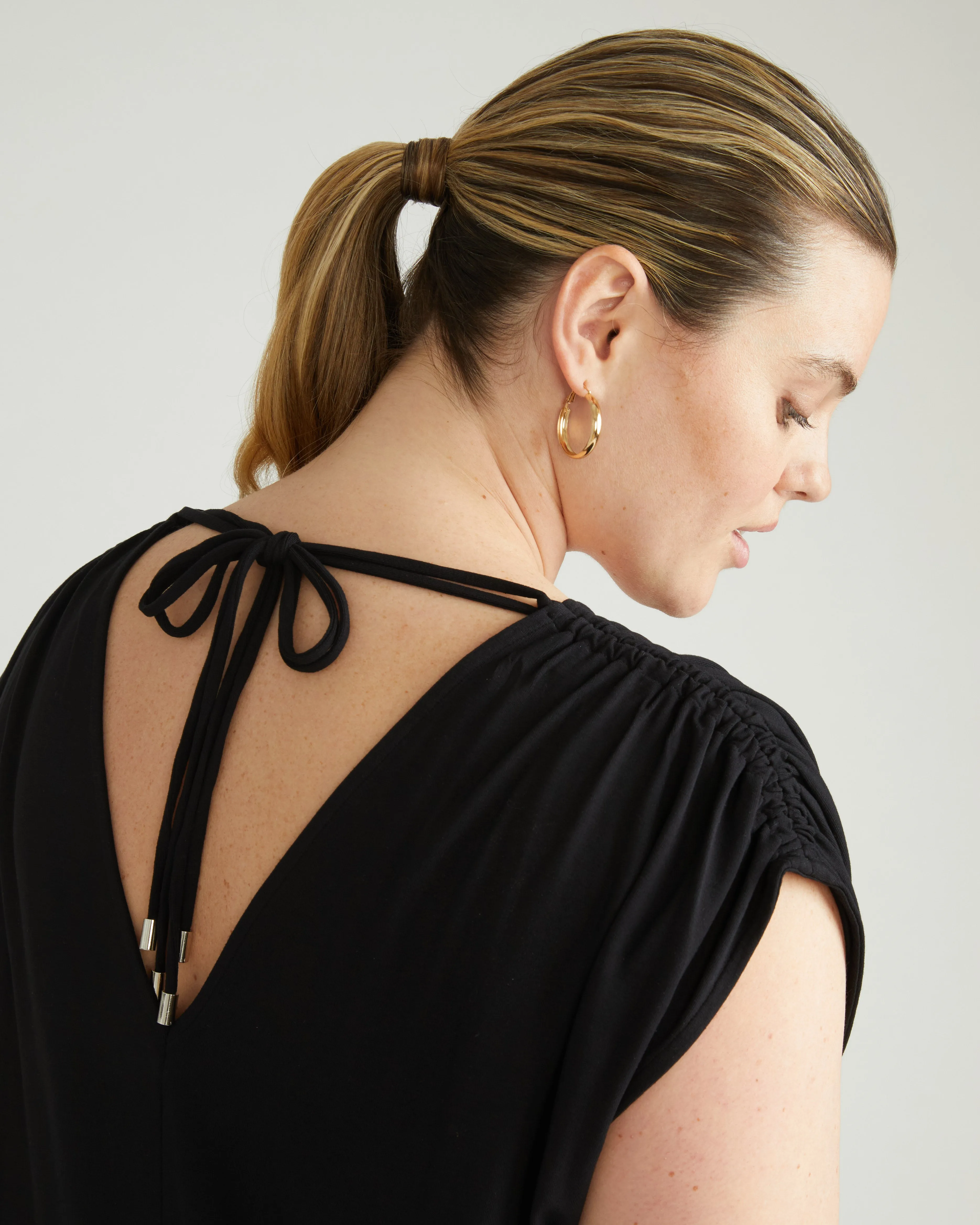 Kris Divine Jersey Kaftan - Black sold by Universal Standard product image thumbnail 2