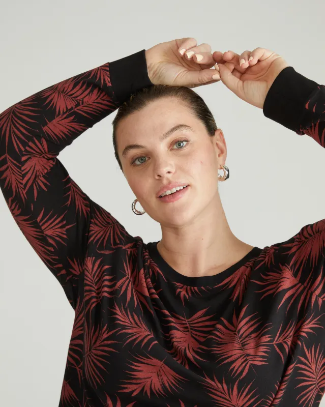 Long Sleeve Tee Rex - Bohem Print sold by Universal Standard