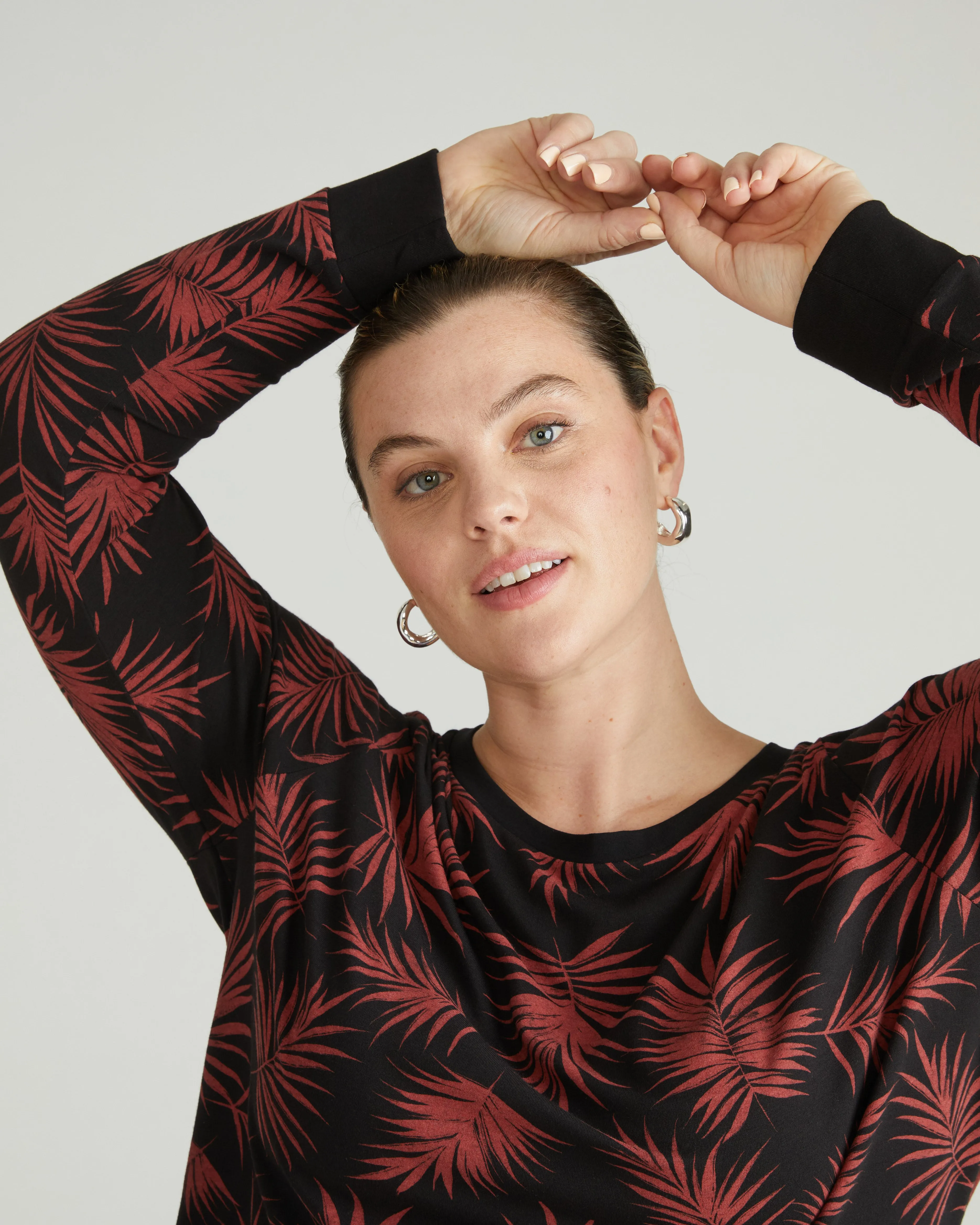 Long Sleeve Tee Rex - Bohem Print sold by Universal Standard